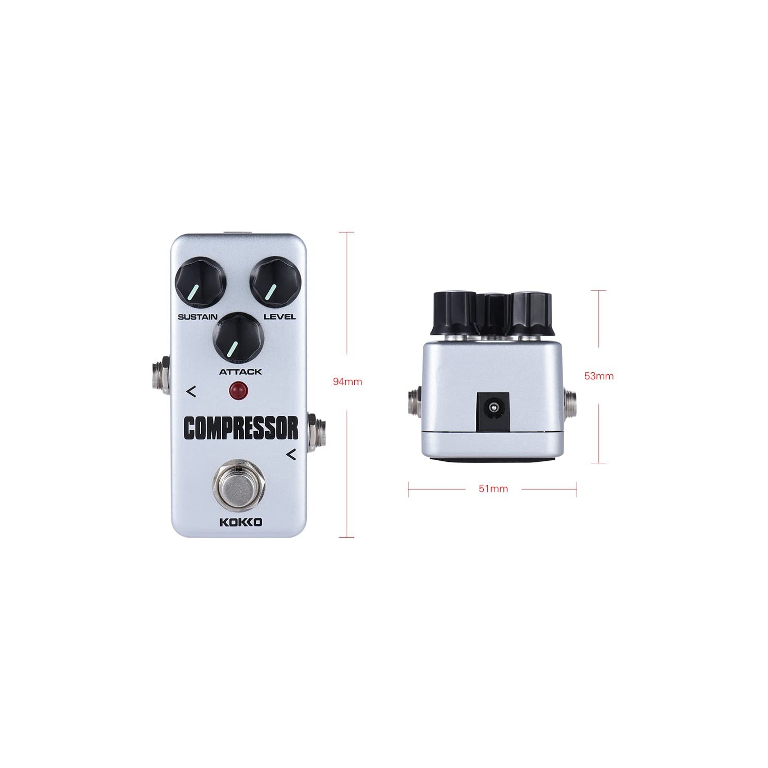 Andoer KOKKO FCP2 Mini Compressor Pedal Portable Guitar Effect Pedal