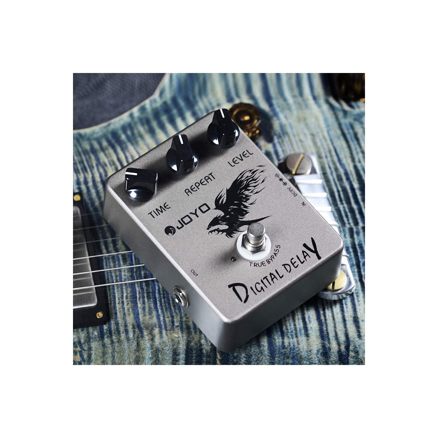 JOYO Digital Delay Effect Pedal Closely Reproduce the Sounds of Analog Delay 25ms-600ms for Electric Guitar Effect