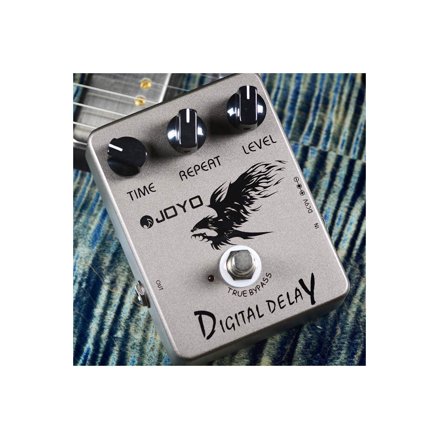 JOYO Digital Delay Effect Pedal Closely Reproduce the Sounds of Analog Delay 25ms-600ms for Electric Guitar Effect