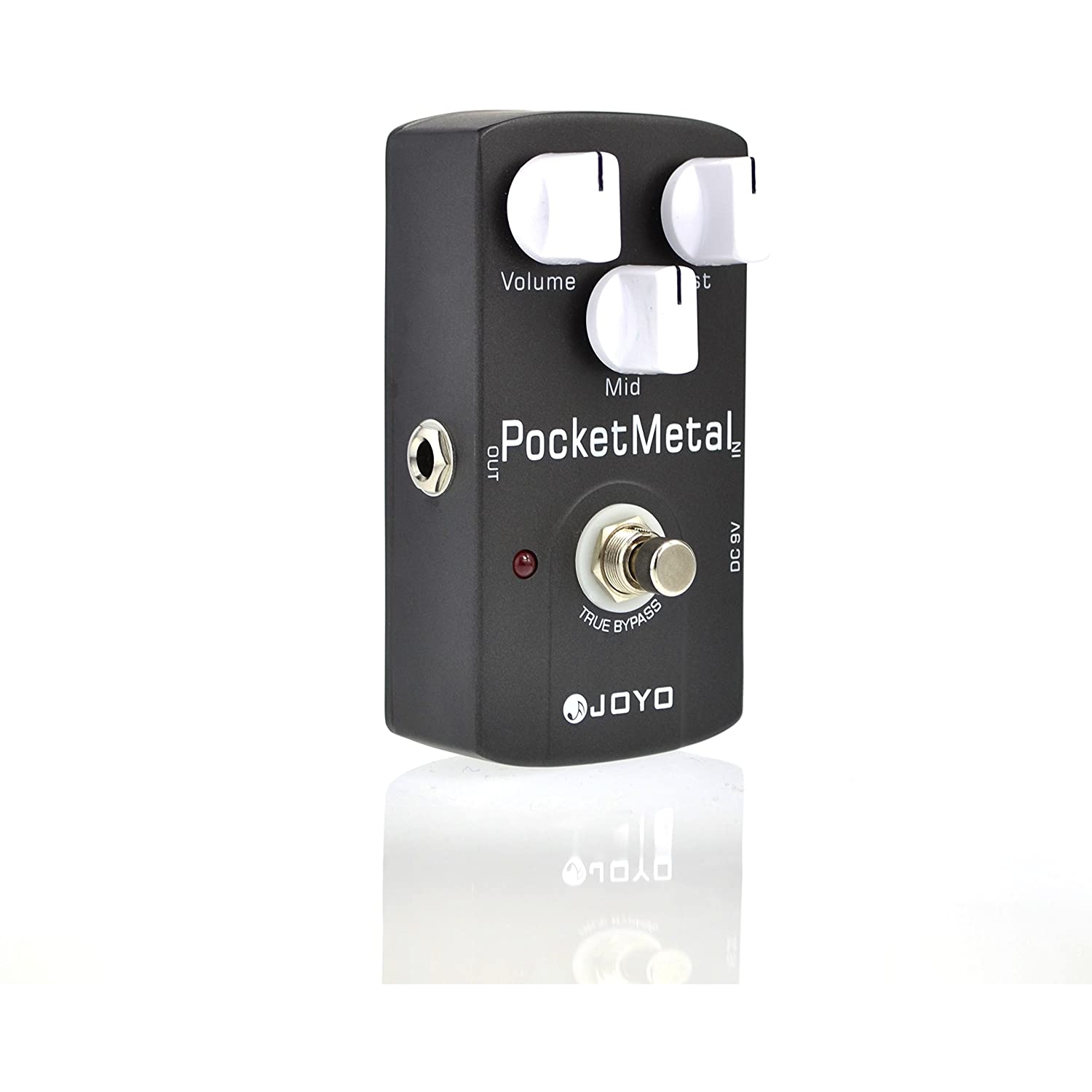 JOYO JF-35 Electric Violao Guitar Distortion Effect Pedal Pocket Metal Drive Mid Tone True Bypass Musical Instrument