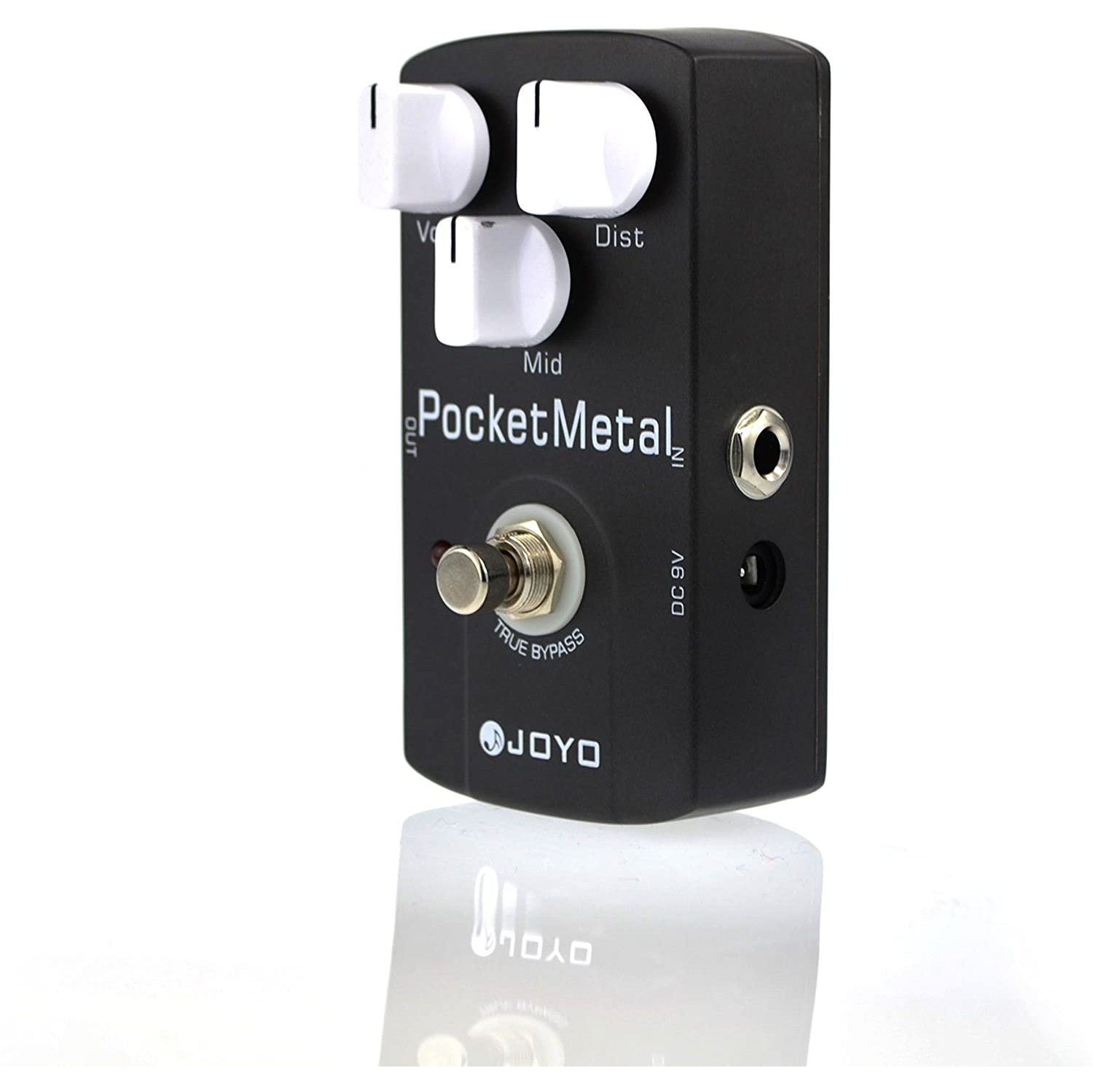 JOYO JF-35 Electric Violao Guitar Distortion Effect Pedal Pocket Metal Drive Mid Tone True Bypass Musical Instrument