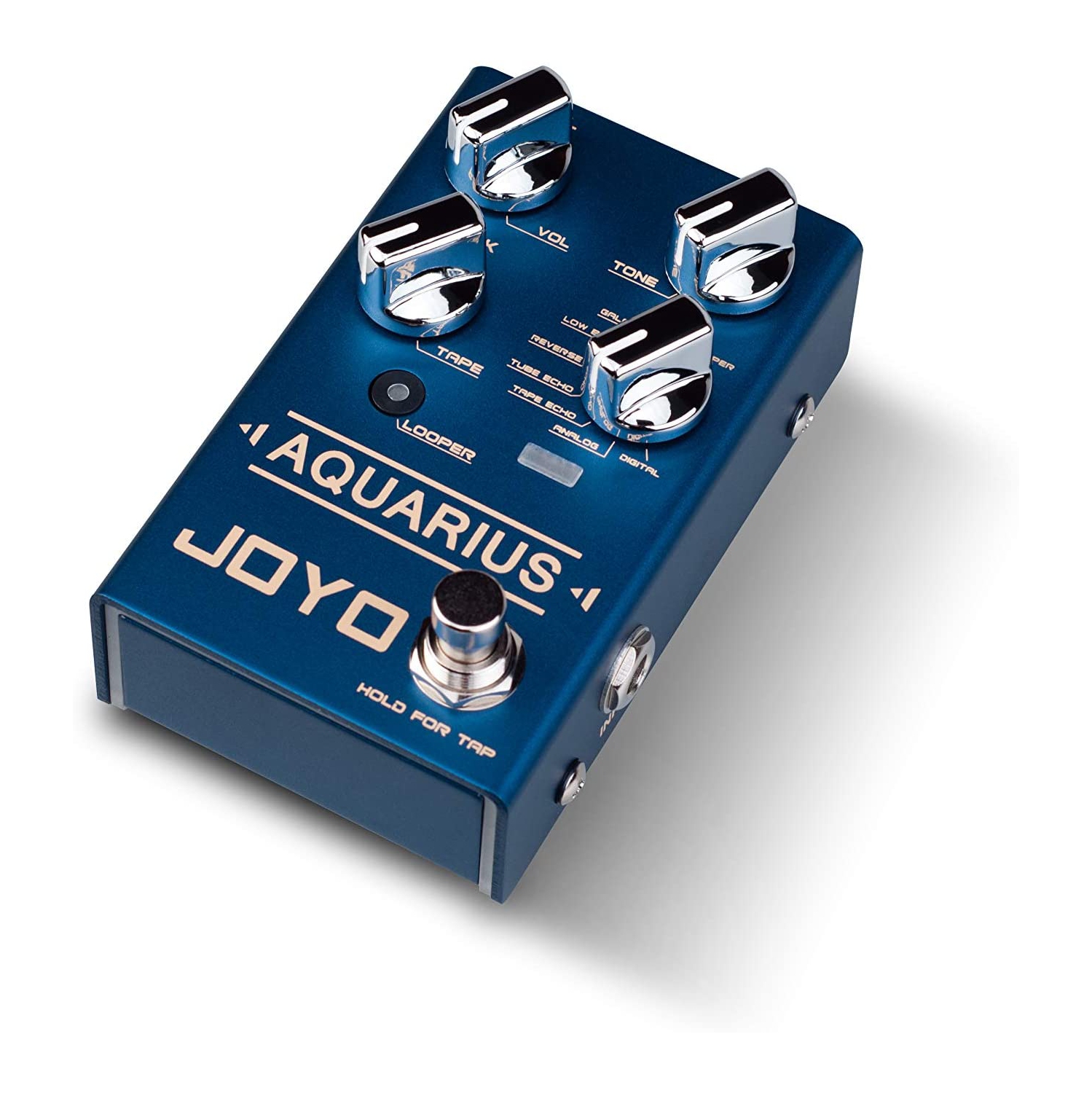 JOYO R-07 AQUARIUS Delay + LOOPER Multi Guitar Effect Pedal, Multieffects Pedal, with 8 Digital Delay Effects