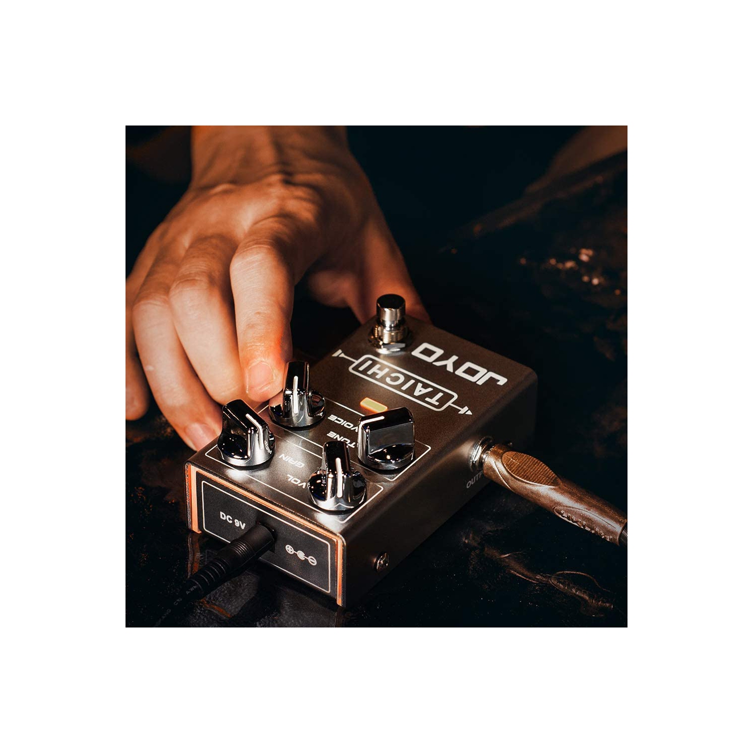 JOYO Tai Chi Low Gain Overdrive Pedal Smooth Overdrive Sound of Classic Dumble Amp for Electric Guitar Effect