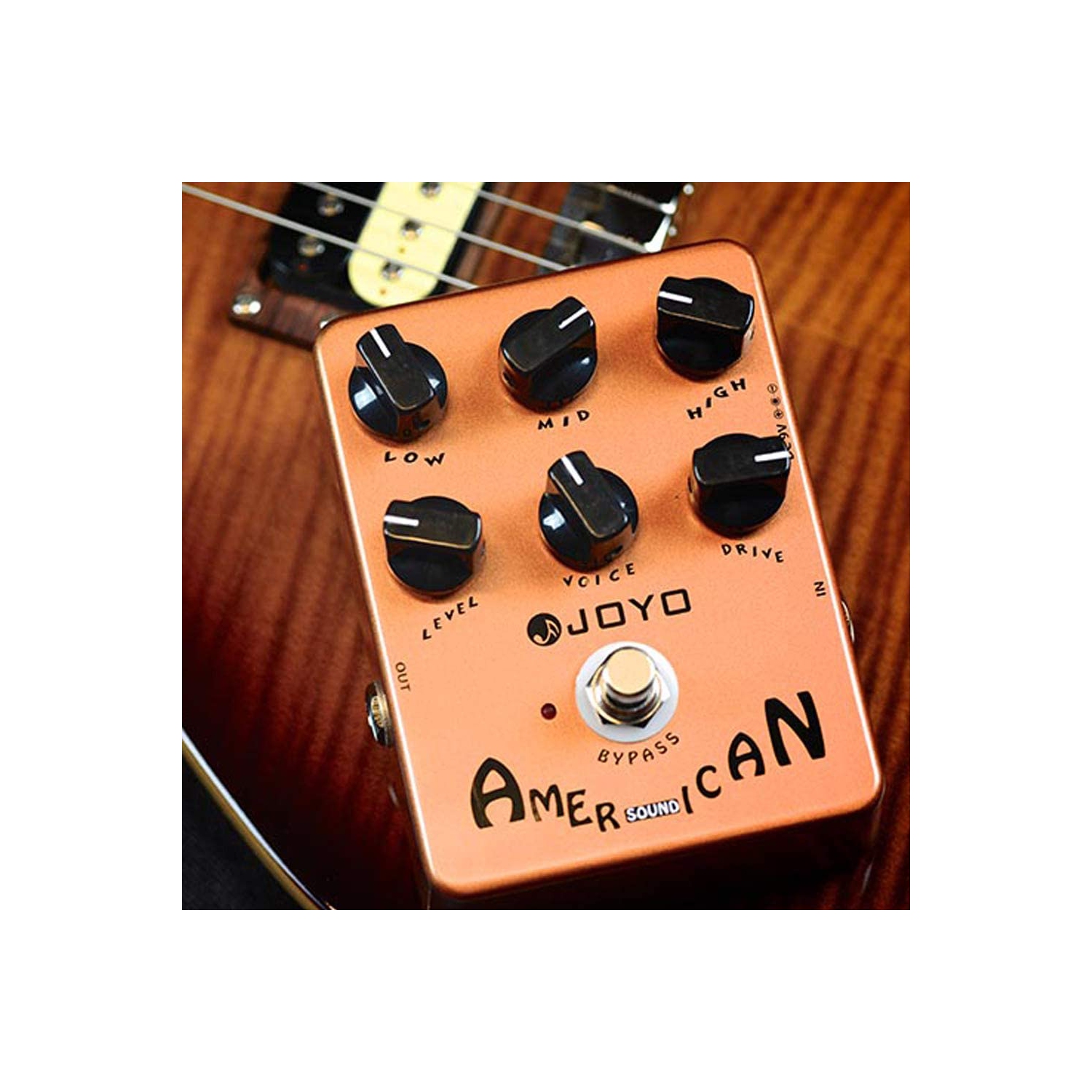 JOYO JF-14 American Sound Overdrive Guitar Pedal from Original Sound to Overdrive Pedal Amplifier Simulation 57 Deluxe