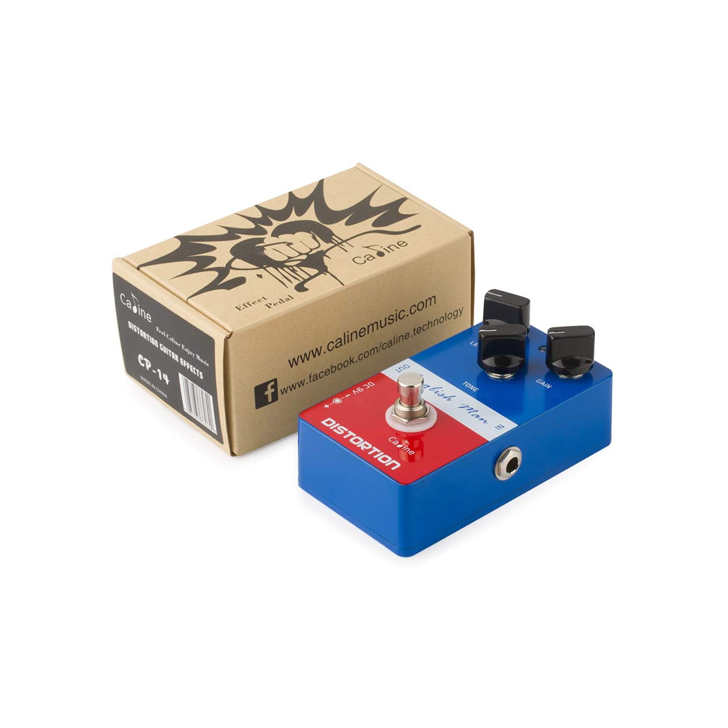 Dolamo – pédale d’effets de guitare Caline English Man Distortion Metal True Bypass CP-14