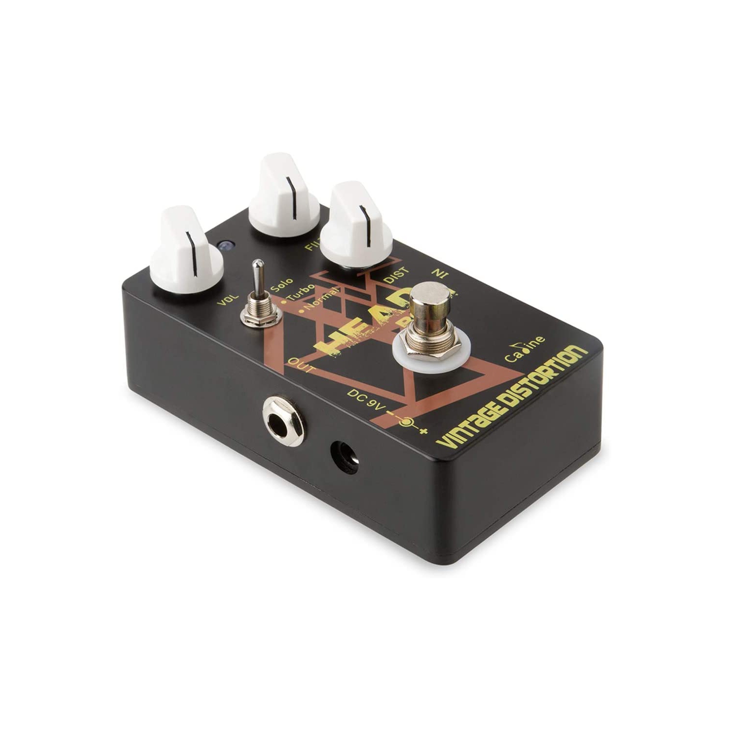 Pédales de guitare Dolamo salle de tête guitare Vintage guitare effet de distorsion guitare pédale métal True Bypass CP-34