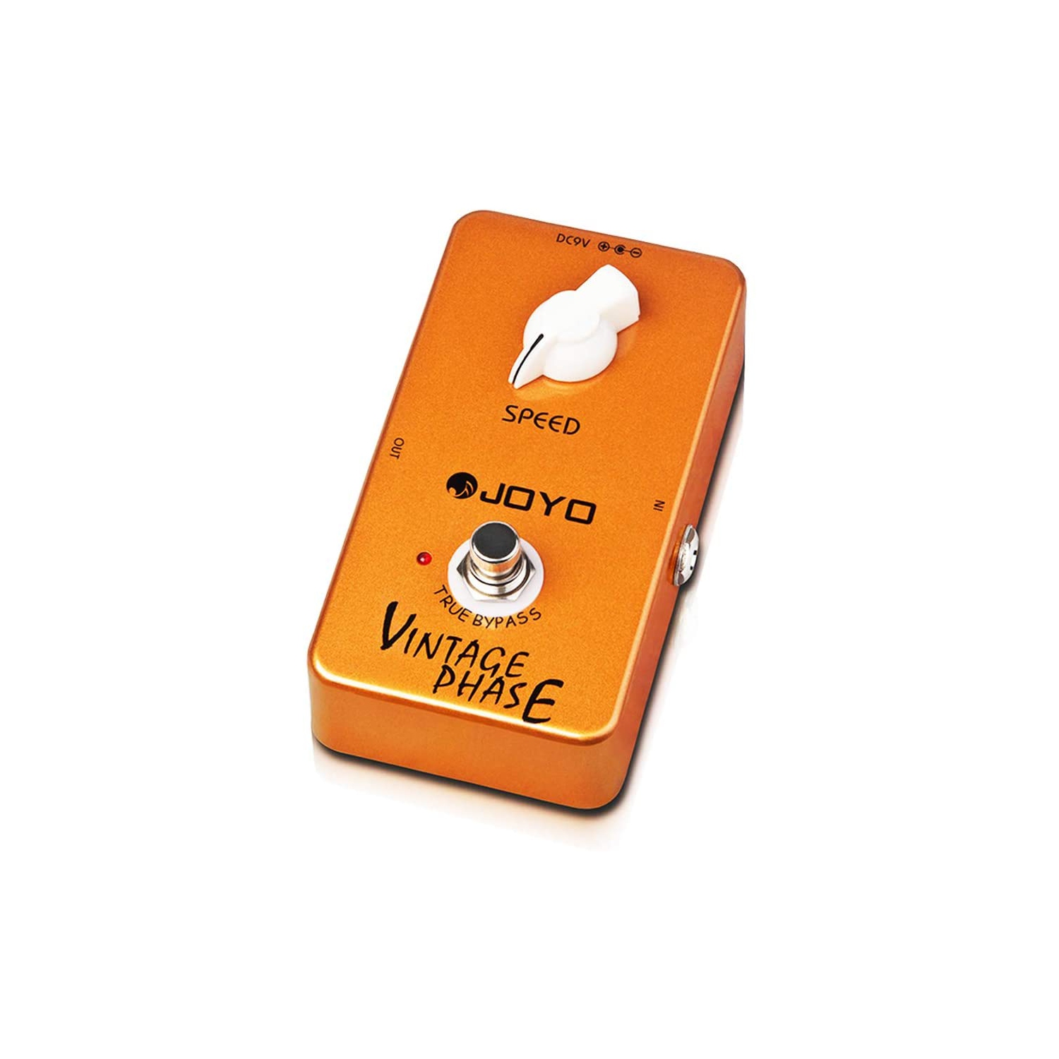 JOYO Vintage Phase Effect Pedal Beautifully Re-Creates the Classic Phaser Sounds of 70's for Electric Guitar Effect