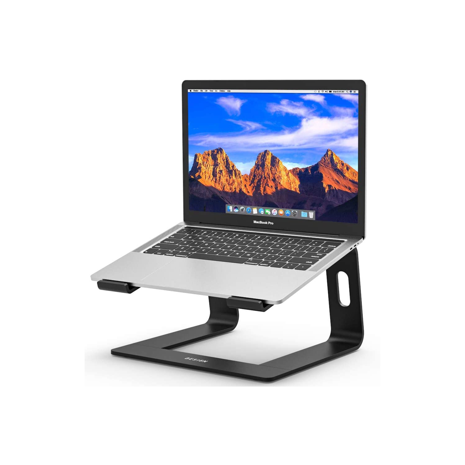 Besign LS03 Aluminum Laptop Stand, Ergonomic Detachable Computer Stand, Riser Holder Notebook Stand Compatible
