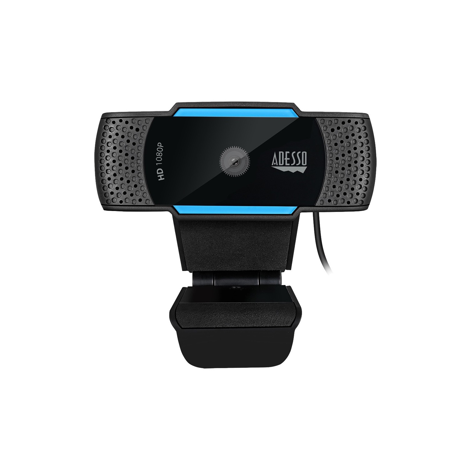 Adesso CyberTrack CyberTrack H5 Webcam - 2.1 Megapixel - 30 fps - Black, Blue - USB 2.0