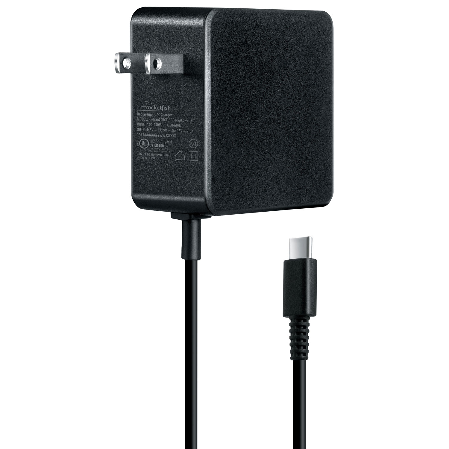 Rocketfish Nintendo Switch/Switch Lite AC Charger 2 (RF-NSACCRGL2-C) - Only at Best Buy