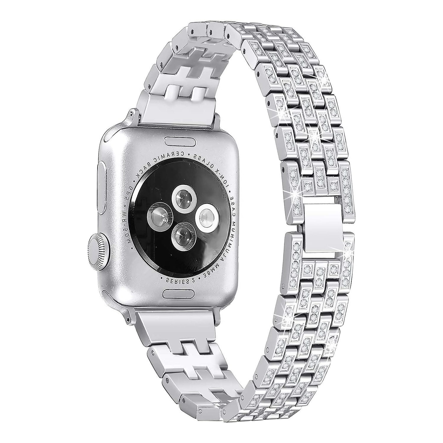 navor Bands for Apple Watch Band 38mm 40mm 41mm 42mm for iWatch Series 11/10/9/8/7/6/5/4/3/2/1/SE, Apple Watch SE,Dressy Diamond Rhinestone Jewelry