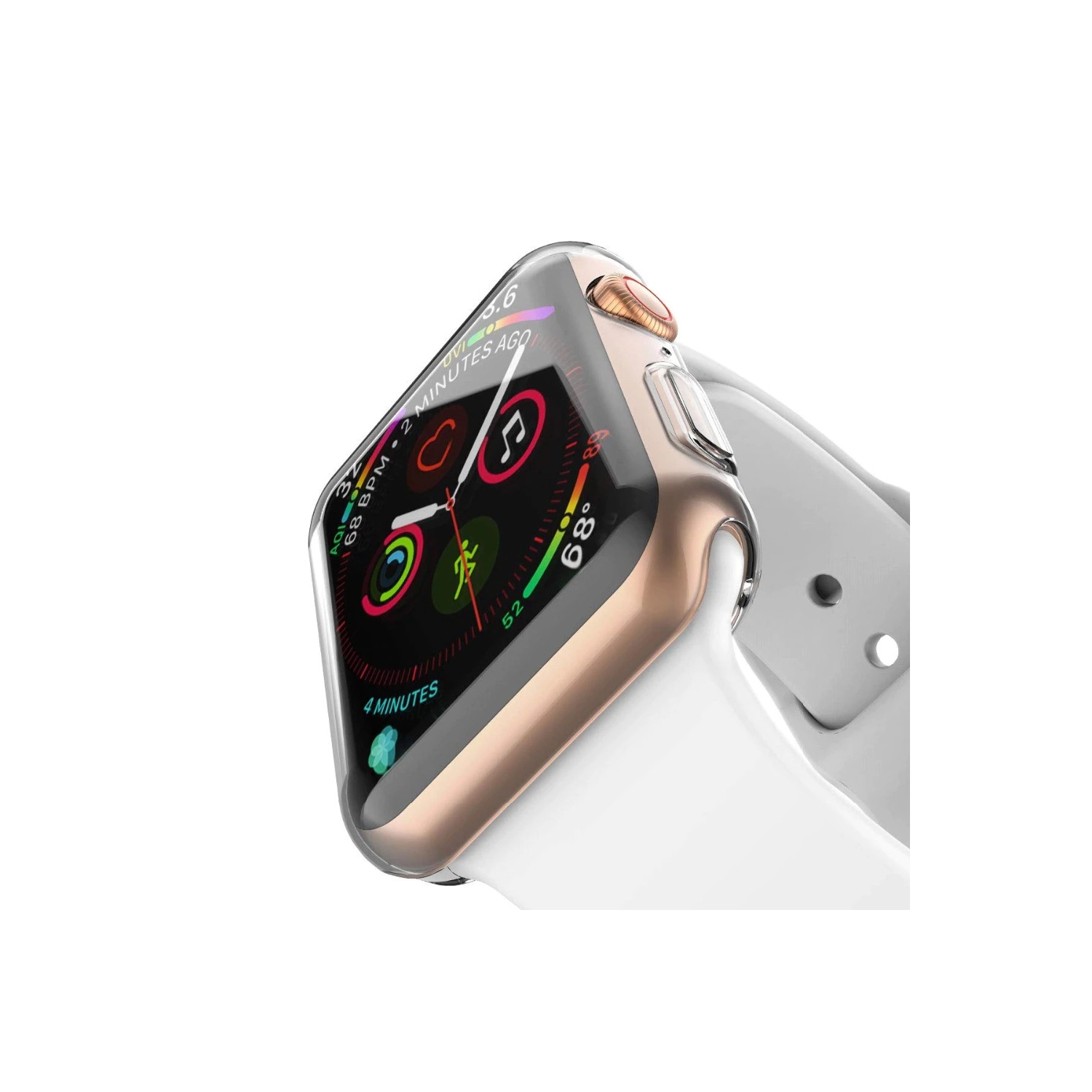 Protecteur d'écran tactile antichoc ONE de Navor pour Apple Watch des séries 6/5/4/SE 40&nbsp;mm souple et transparent