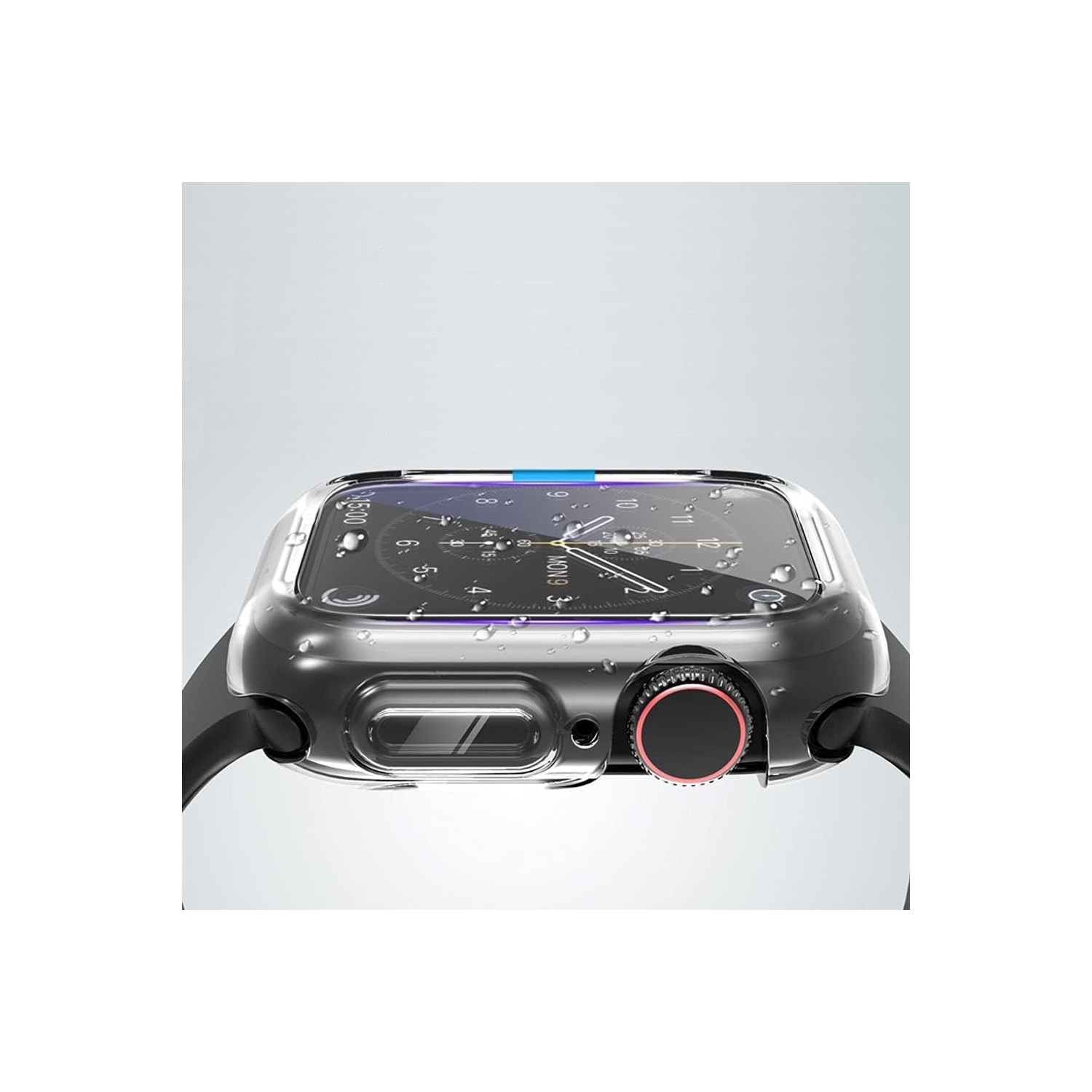 Étui protecteur d'écran de naor pour Apple Watch Series SE2/6/se/5/4 - transparent