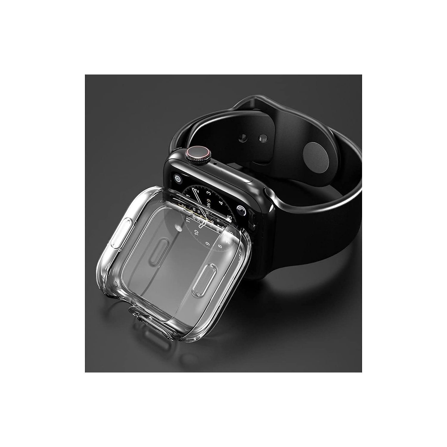 Étui protecteur d'écran de naor pour Apple Watch Series SE2/6/se/5/4 - transparent