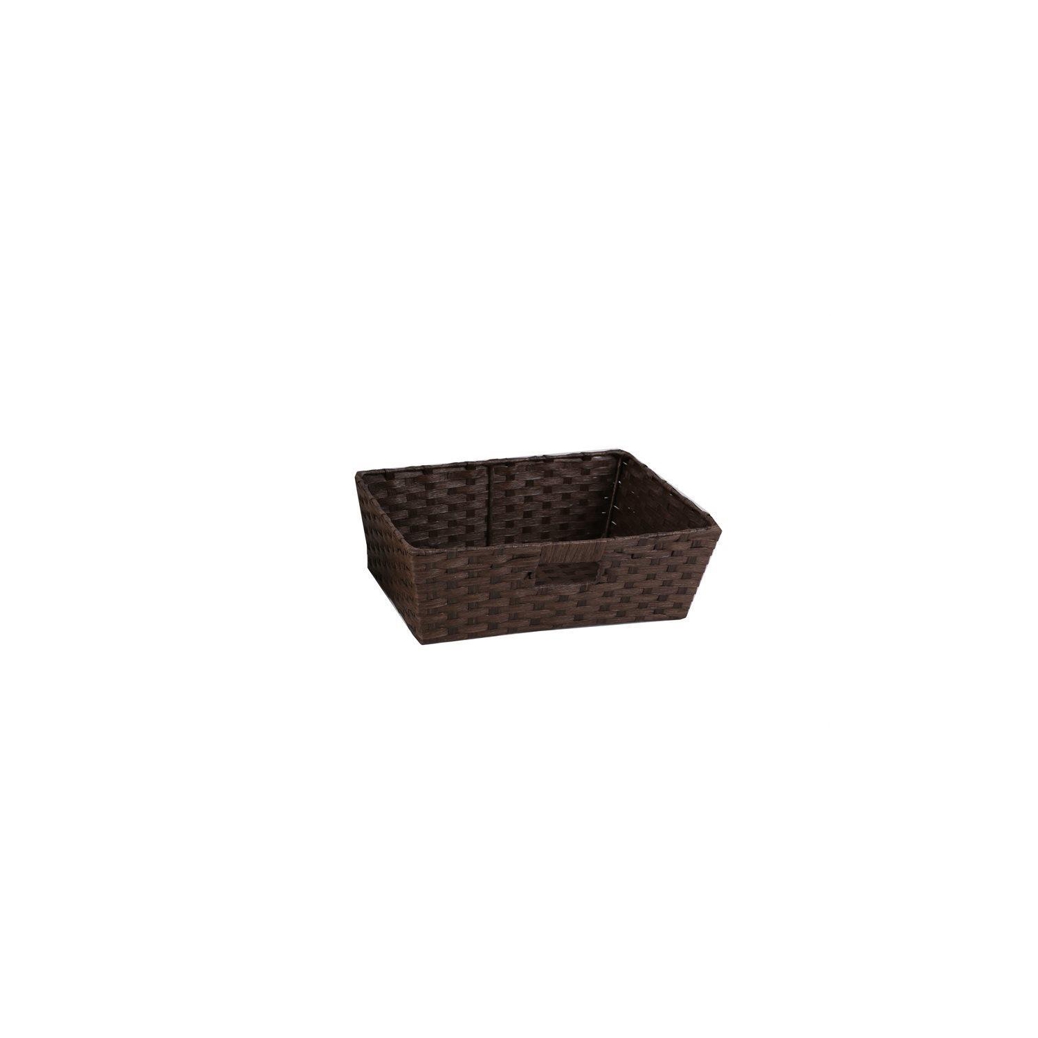 Jessar - Wicker Storage Basket, 38X26X13 cm, Brown