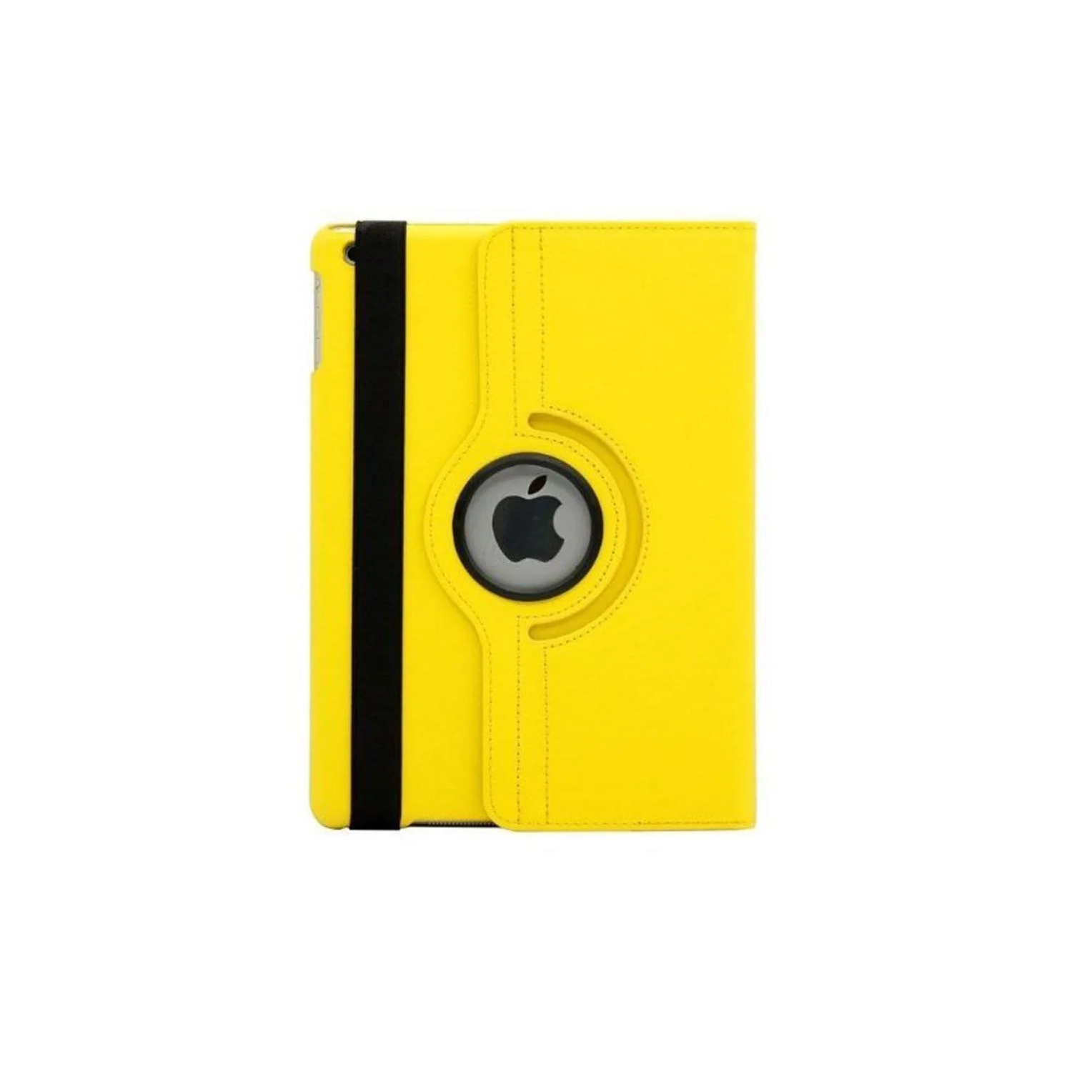 KEEGUARD Yellow Leather Smart Rotating Stand Case Cover for iPad 2 / 3 / 4 Gen - A1395-A1396-A1397-A1416-A1430-A1403-A1458-A1459-A1460