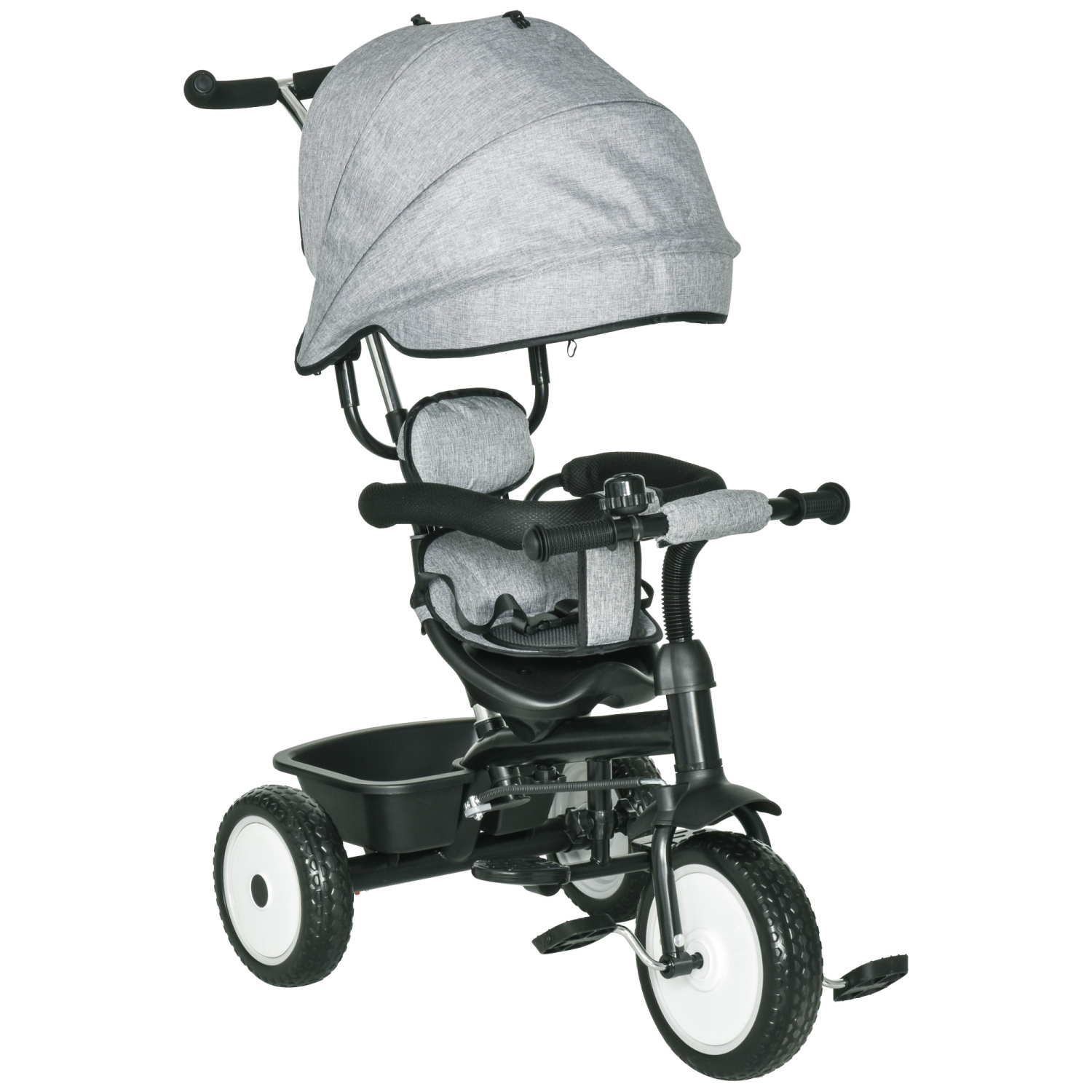 baby trike with parent handle