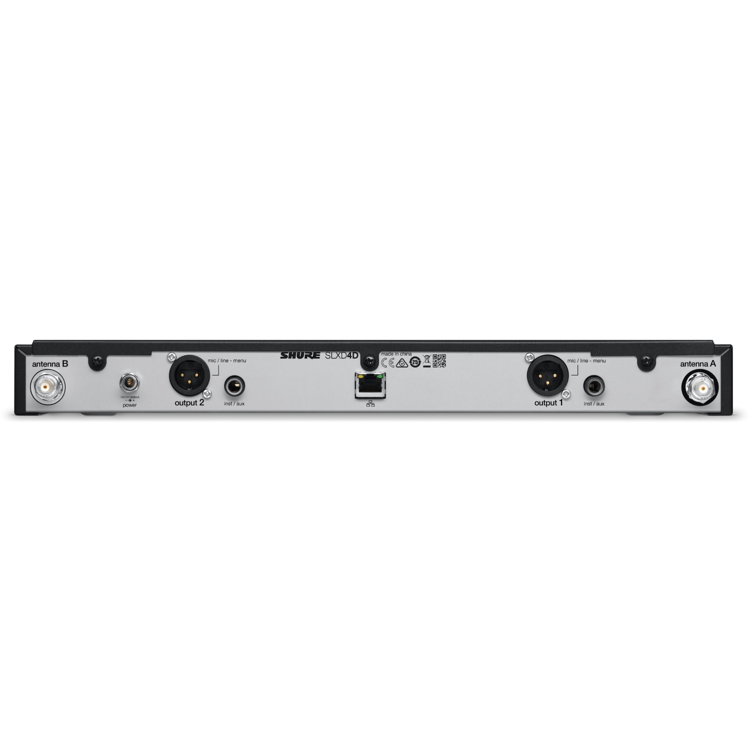 Système sans fil double SLXD24D/SM58 de Shure avec 2 émetteurs portatifs SLXtices 2/58 – G58