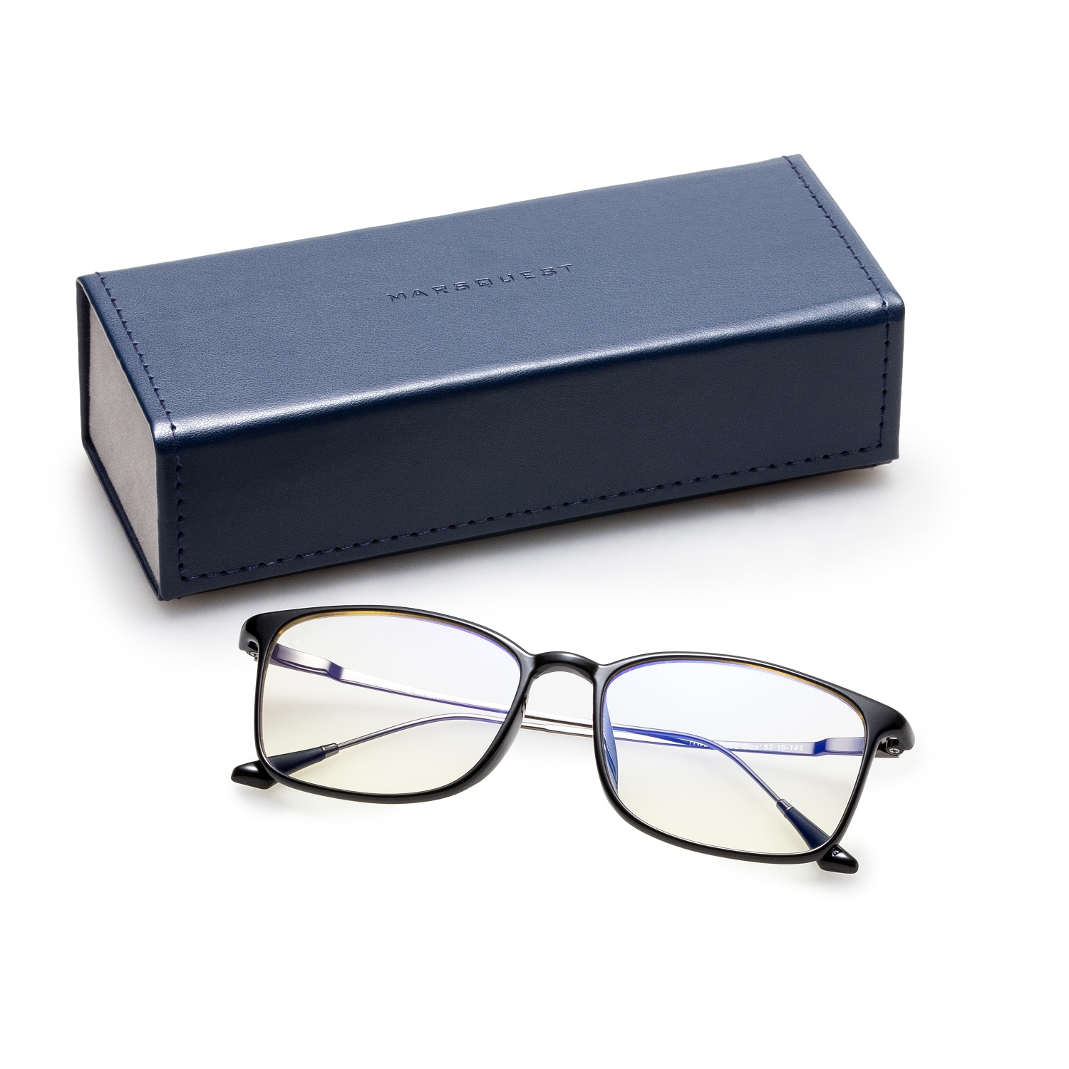 MarsQuest Blue Light Blocking Glasses Lightweight Eyeglasses Frame Filter Blue Ray Computer Game Rectangle Glasses