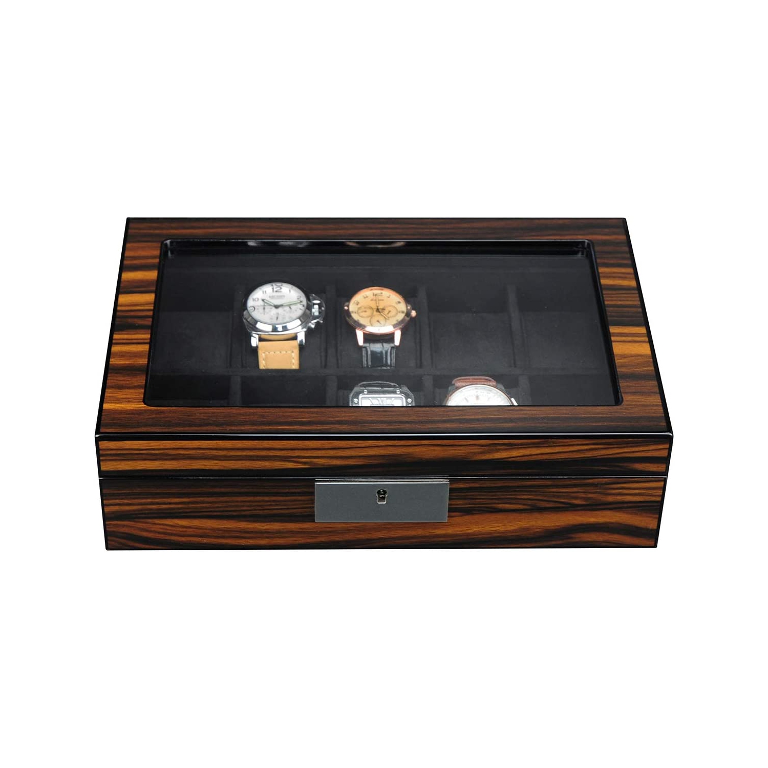 Wooden discount watch display