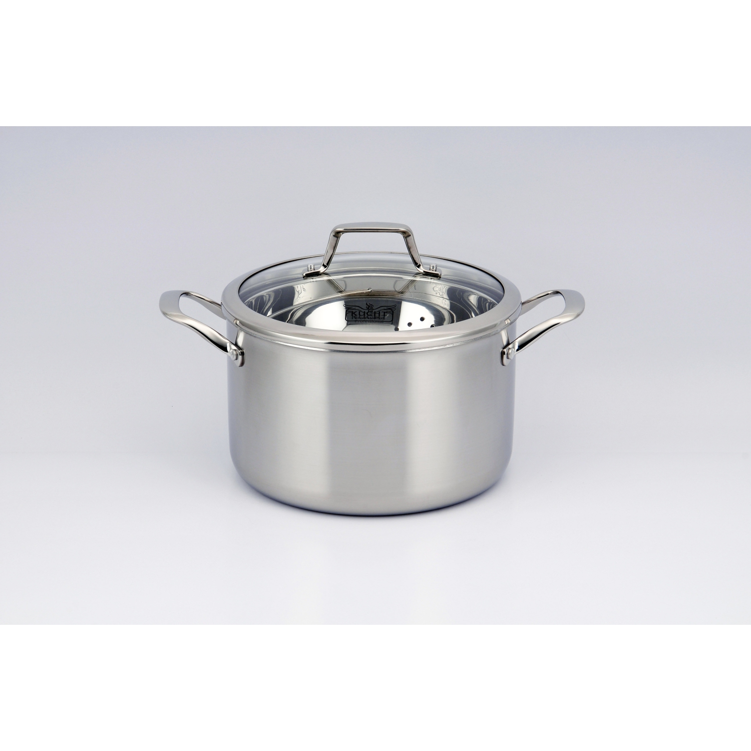 KUCHT Professional 3-Ply Stainless Steel 10 Piece Cookware Set