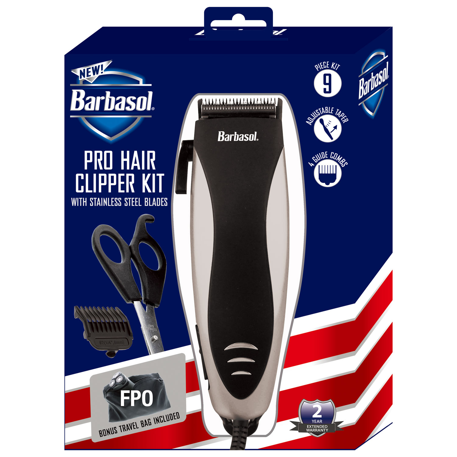 barbasol pro hair clipper kit