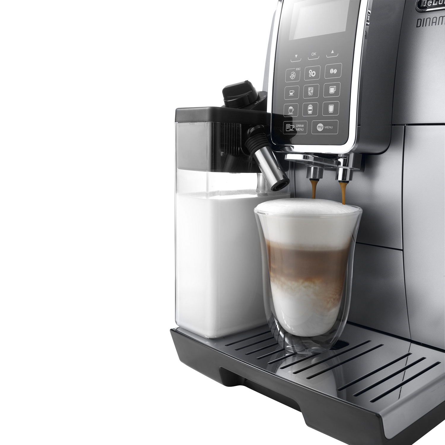 De Longhi Dinamica Automatic Espresso Machine with LatteCrema Milk