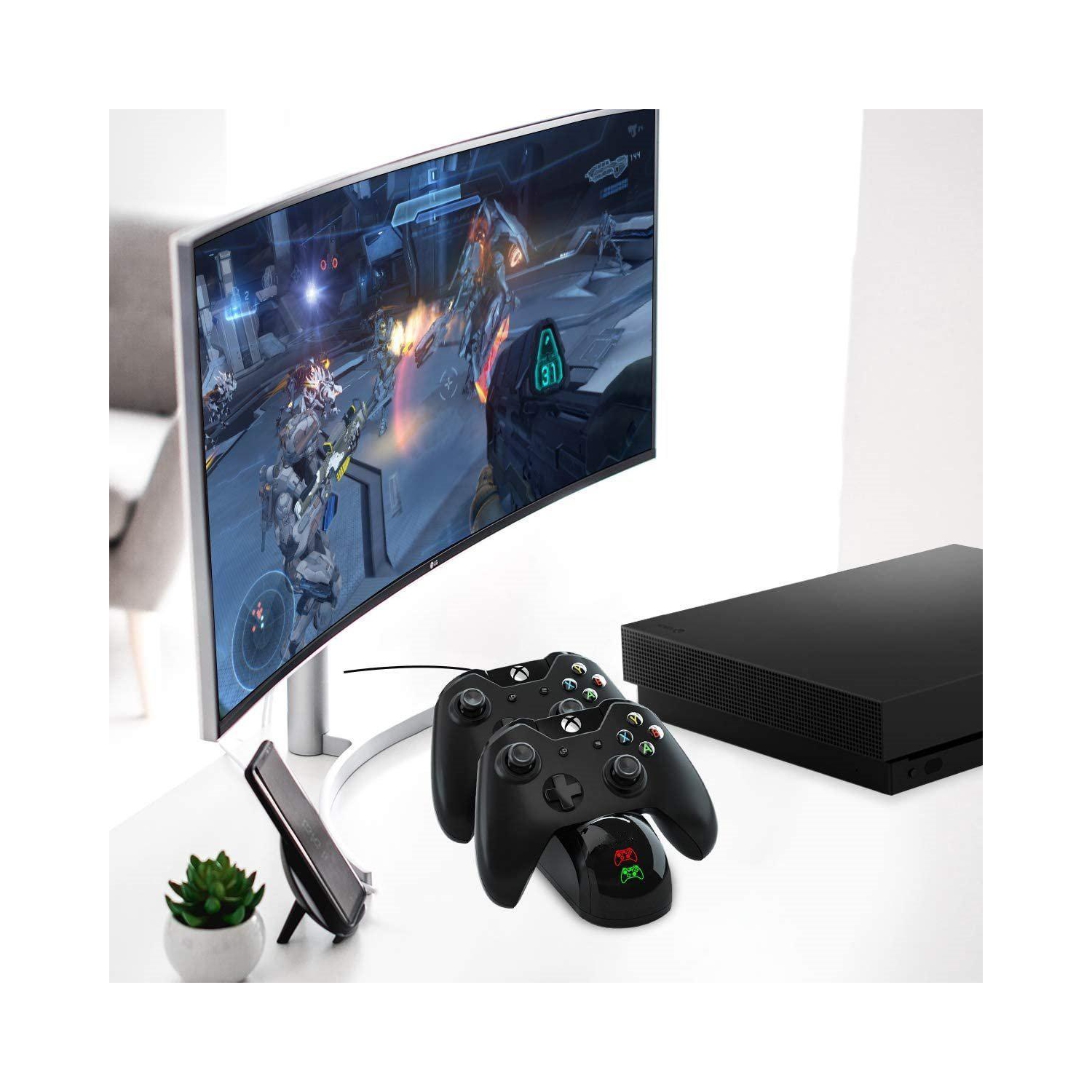 Charging Station for Xbox One with 2pcs 1200mAh Rechargeable Battery