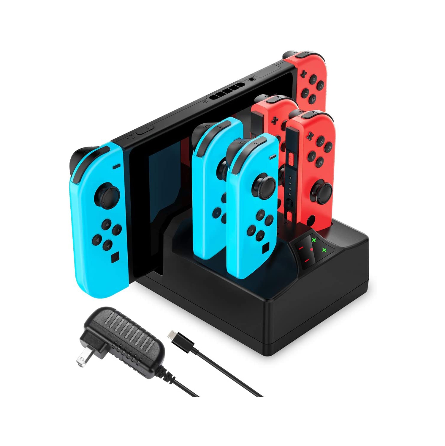 Nintendo Switch, 5 in 1 Charging Black 3.3ft