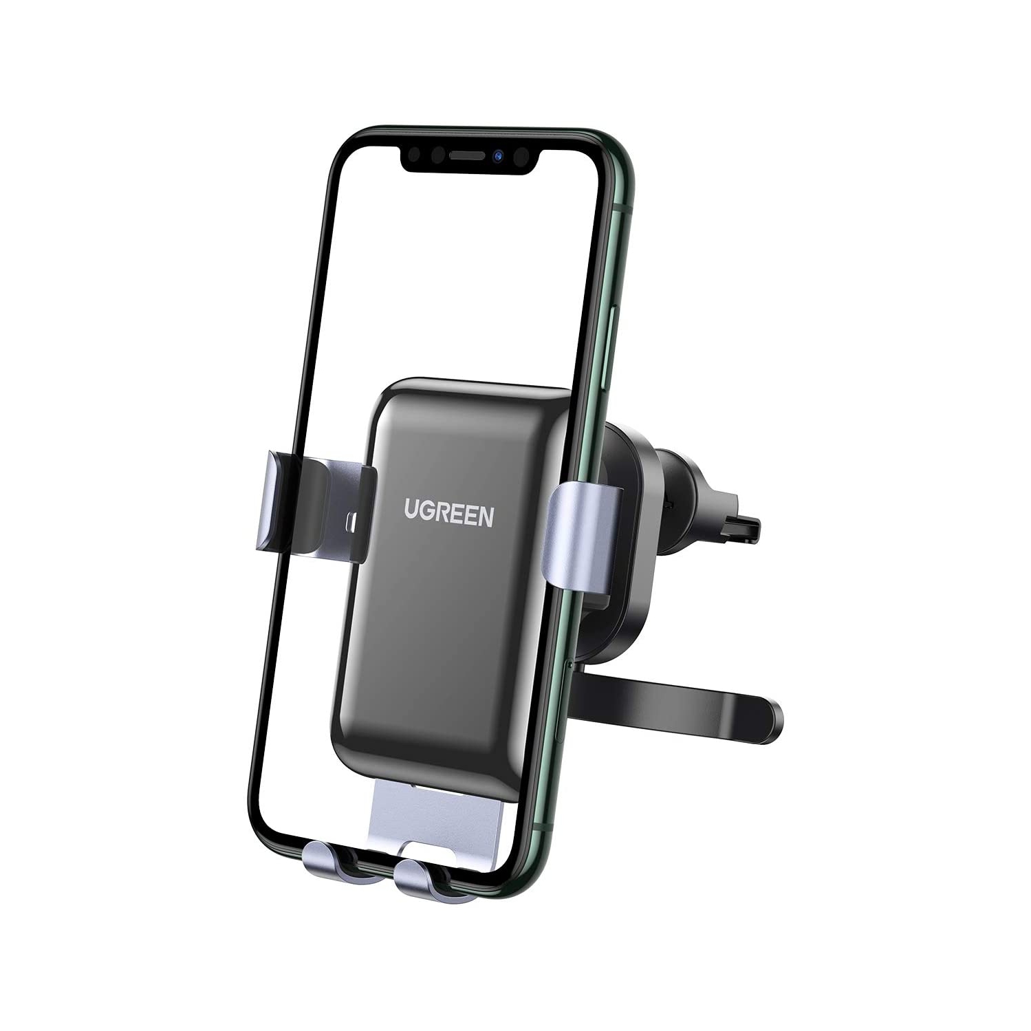 Car Phone Gravity Holder Compatible for iPhone, Samsung Note Black .