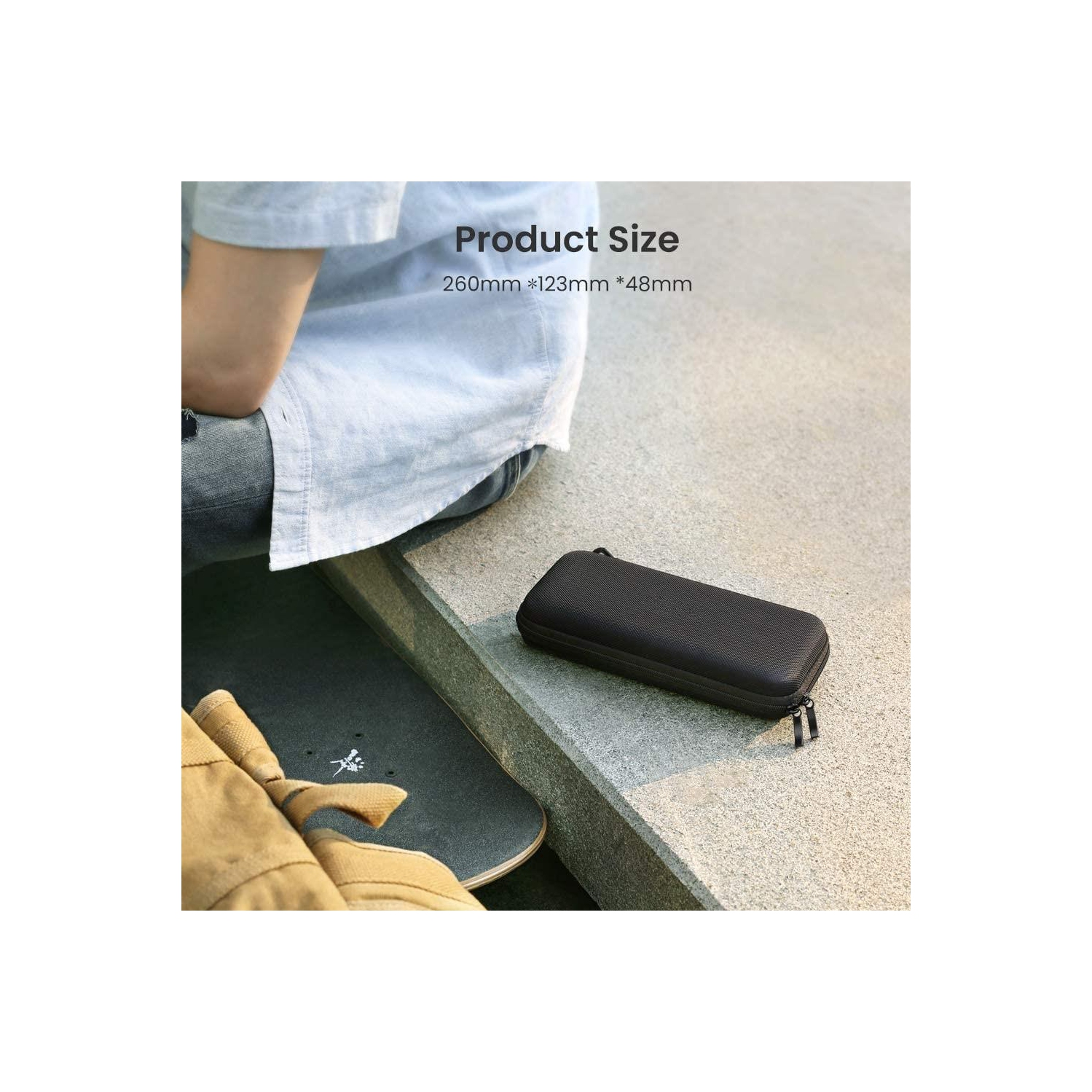 Case for Nintendo Switch Lite Shockproof Black Hard Shell