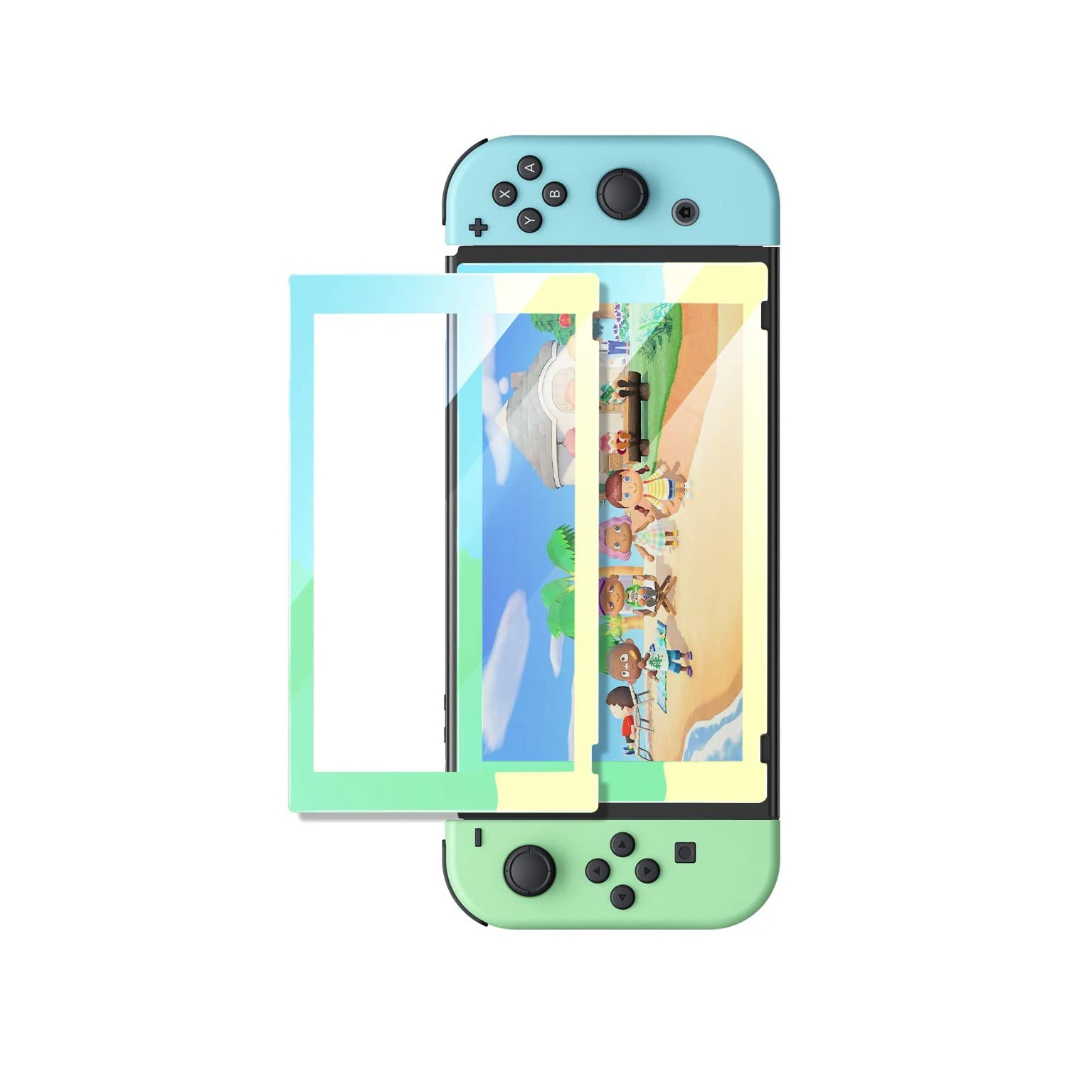 Screen Protector for Nintendo Switch with Install Tools Tempered Glass .