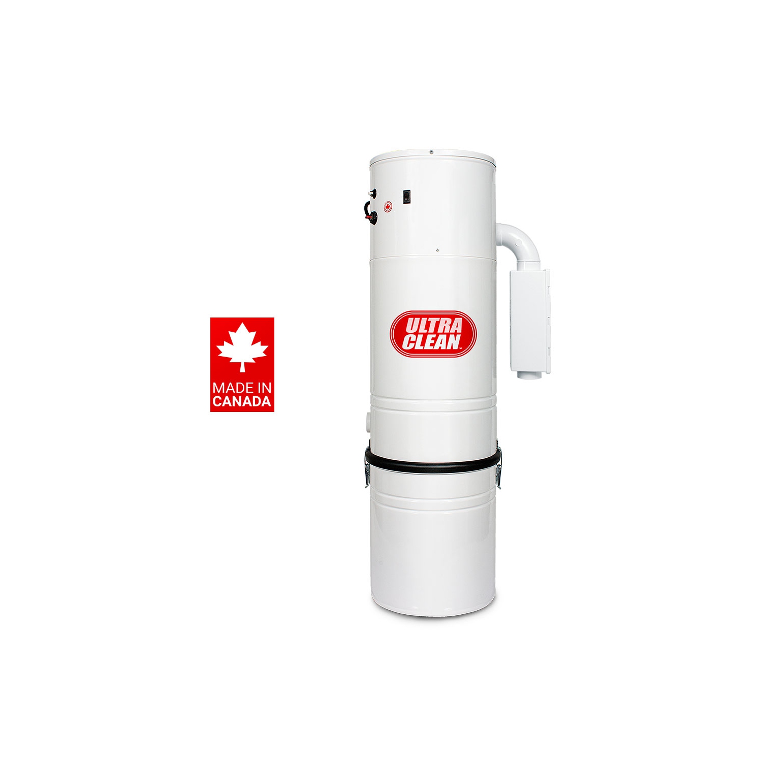 Ultra Clean SC200 Central Vacuum System Power Unit with Ametek Lamb Tangential Discharge Bypass Motor Up to 7,500 sq.ft Homes – Made in Canada