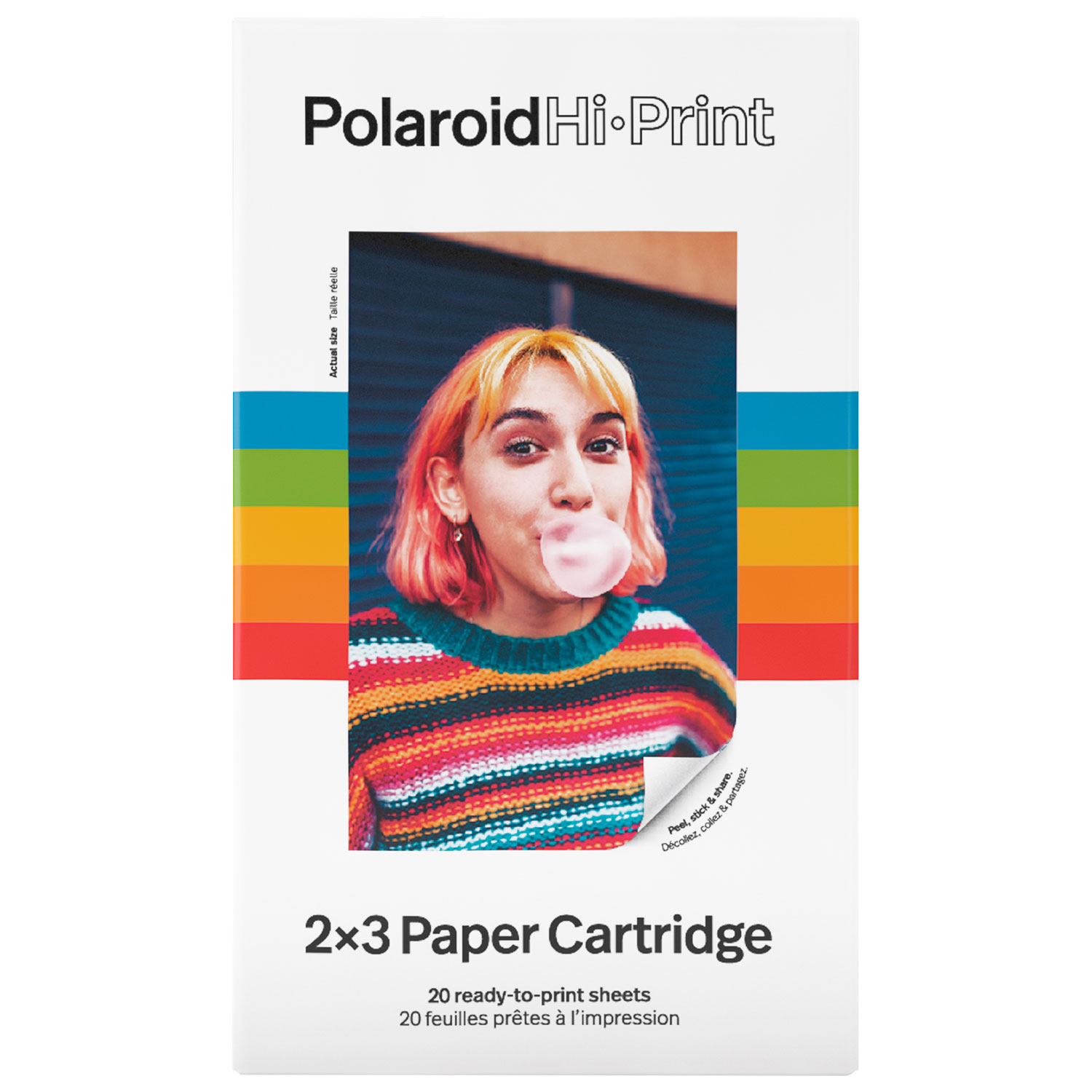 Polaroid Photo Paper for Polaroid Hi-Print Pocket Photo Printer - 20-Sheets