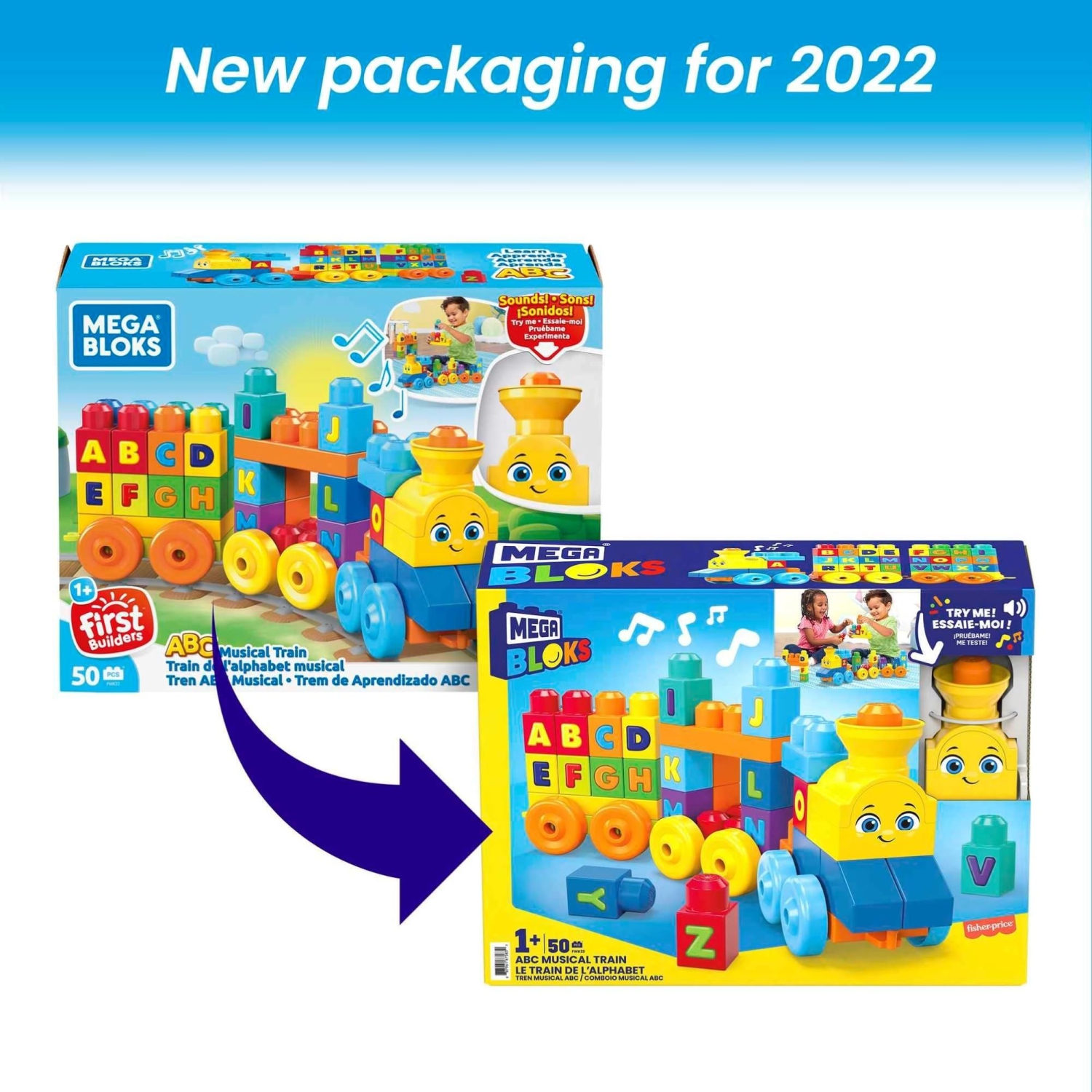 Mega Blocks - ABC Musical Train