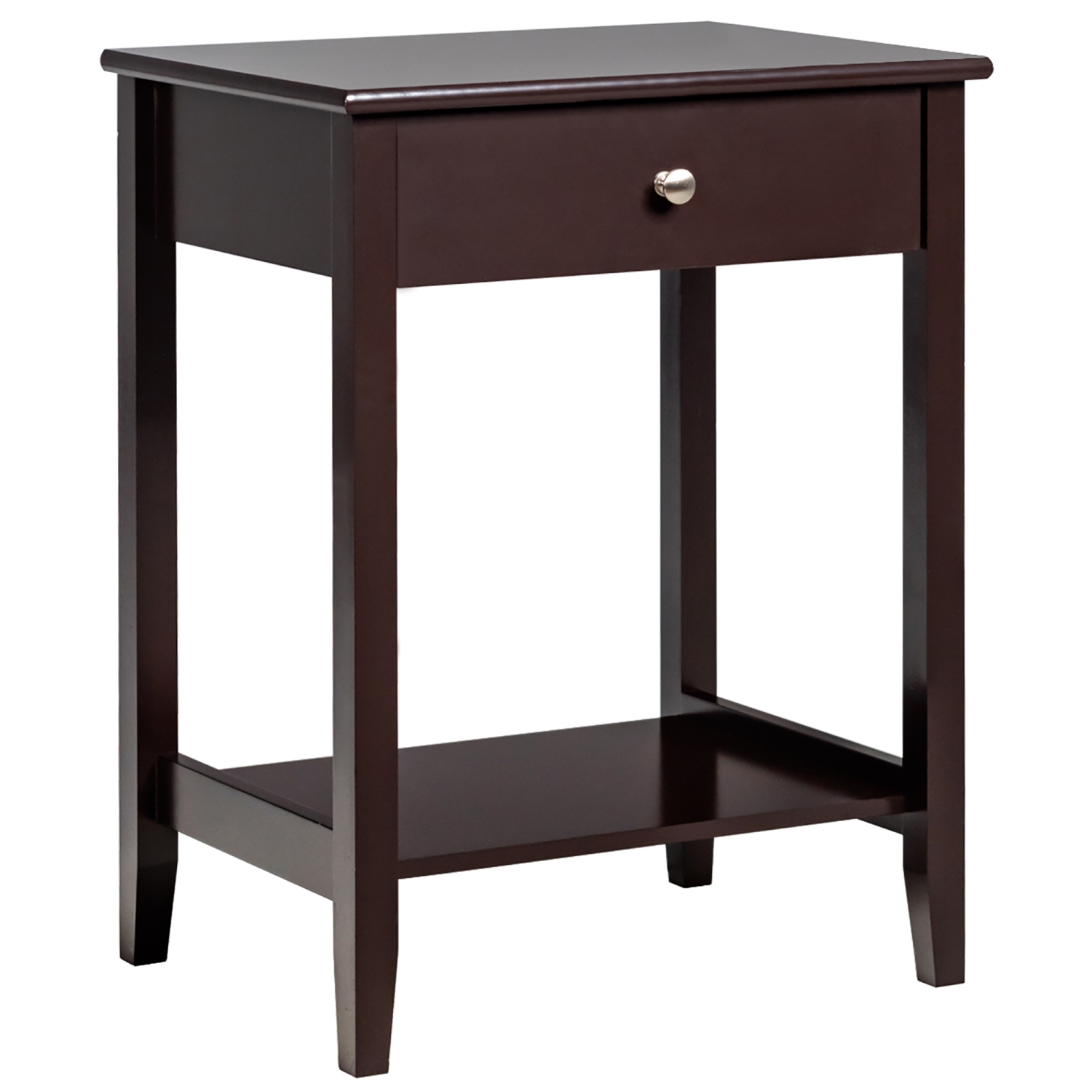 Costway Nightstand End Table Storage Display Bedroom Furniture Drawer Shelf Beside Best Buy Canada