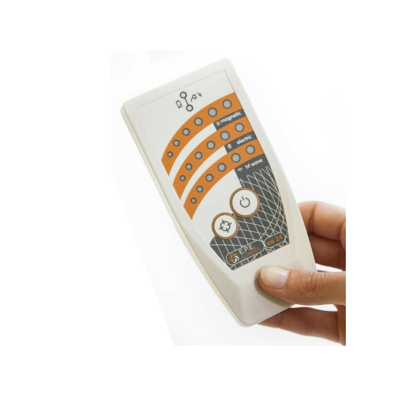 Détecteur de fumée électrique ESI 24 détecteur de rayonnement 5G à basse et haute fréquence de 50 MHz à 10 GHz