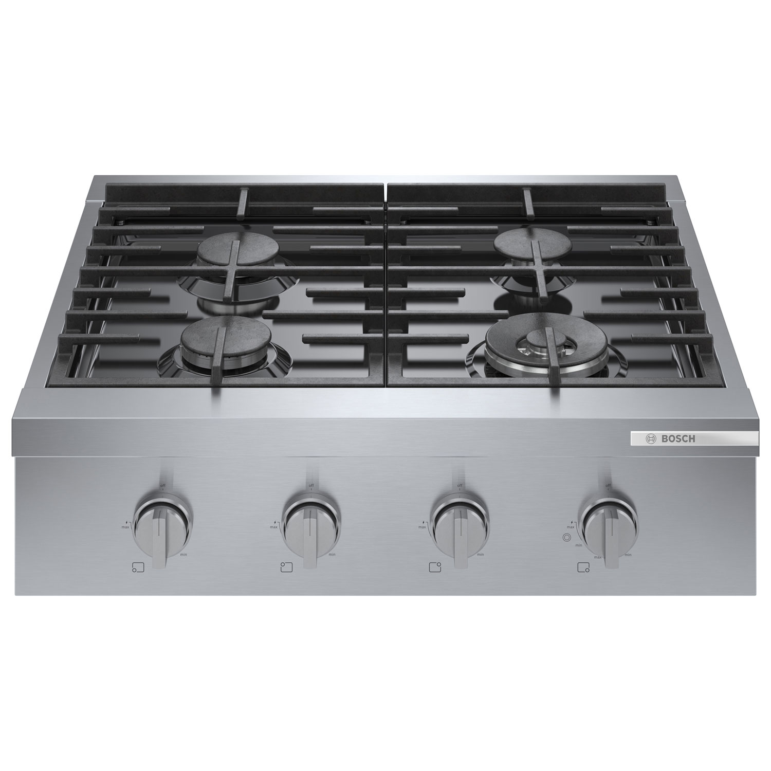 Bosch 30" 4-Burner Gas Cooktop - Stainless Steel
