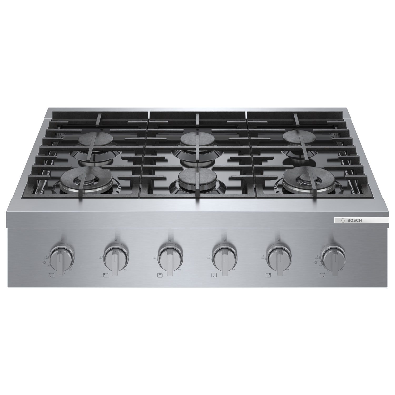 Bosch 36" 6-Burner Gas Cooktop - Stainless Steel