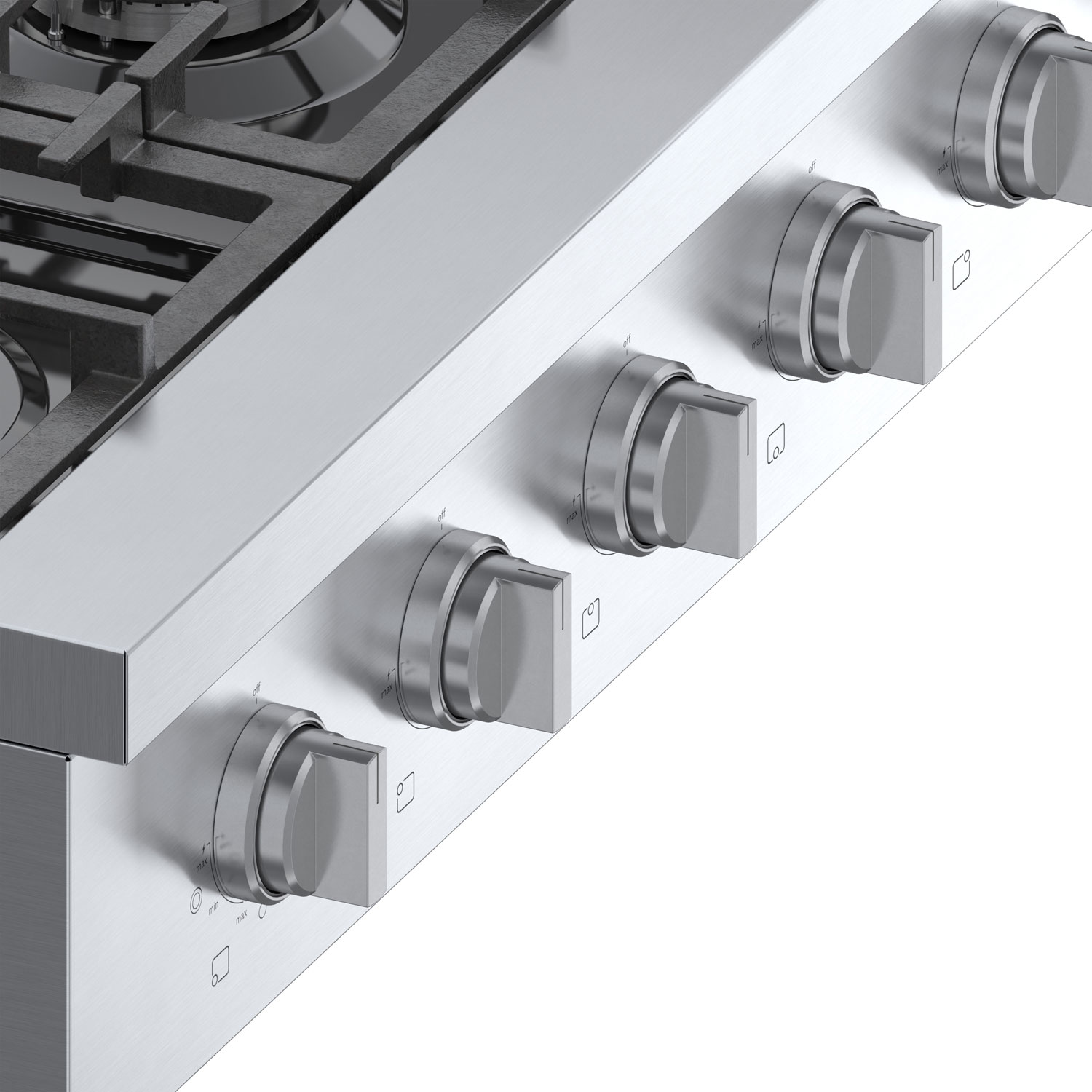 Bosch 800 Series 36 Gas Cooktop in Stainless Steel with 6Burners