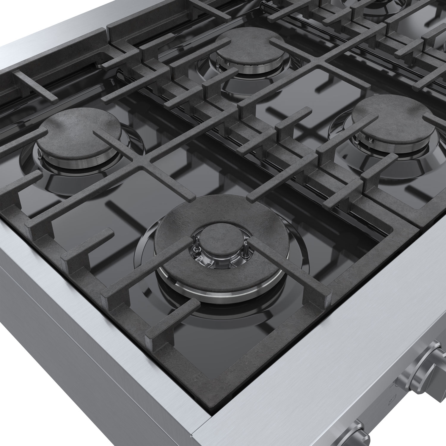 Bosch 36" 6-Burner Gas Cooktop - Stainless Steel
