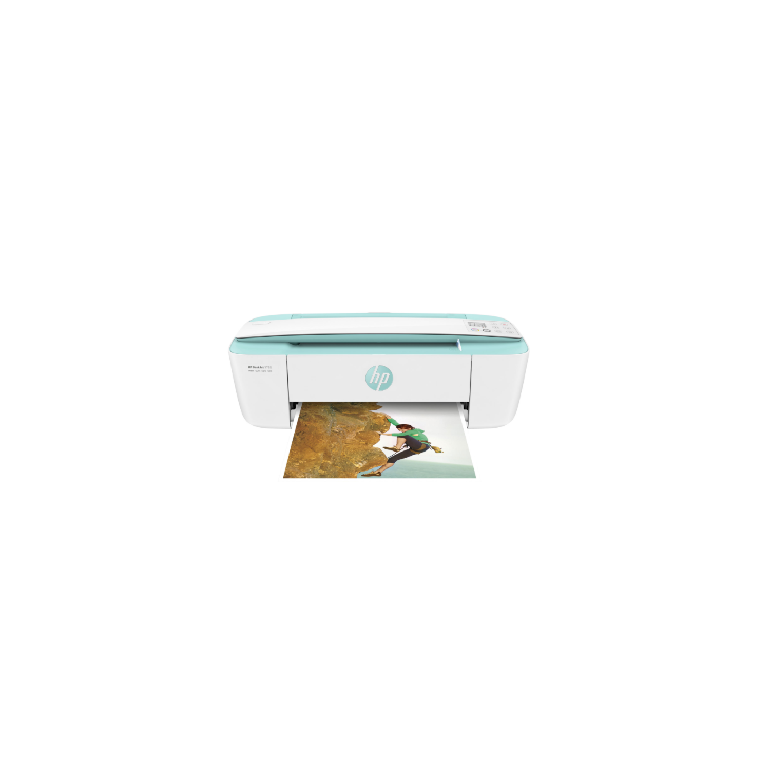 HP DeskJet 3755 All-In-One Inkjet Printer (Wireless) - Seagrass