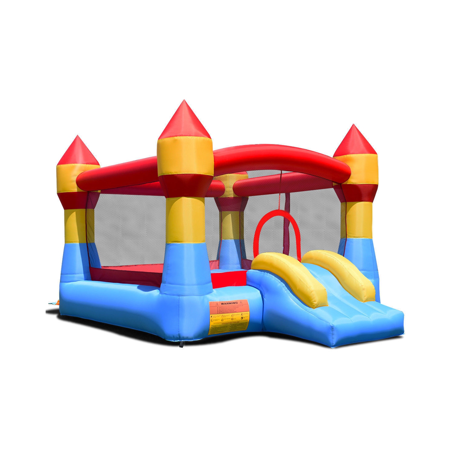 Costway Kid Inflatable Bounce House Castle Moonwalk Playhouse Jumper Slide
