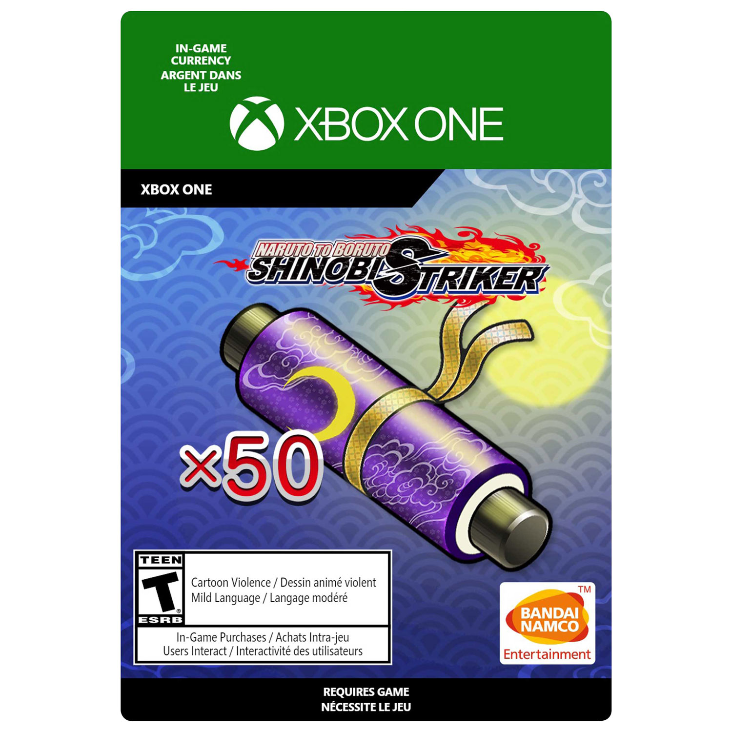 Naruto to Boruto: Shinobi Striker - Moonlight Scroll x50 (Xbox One) - Digital Download