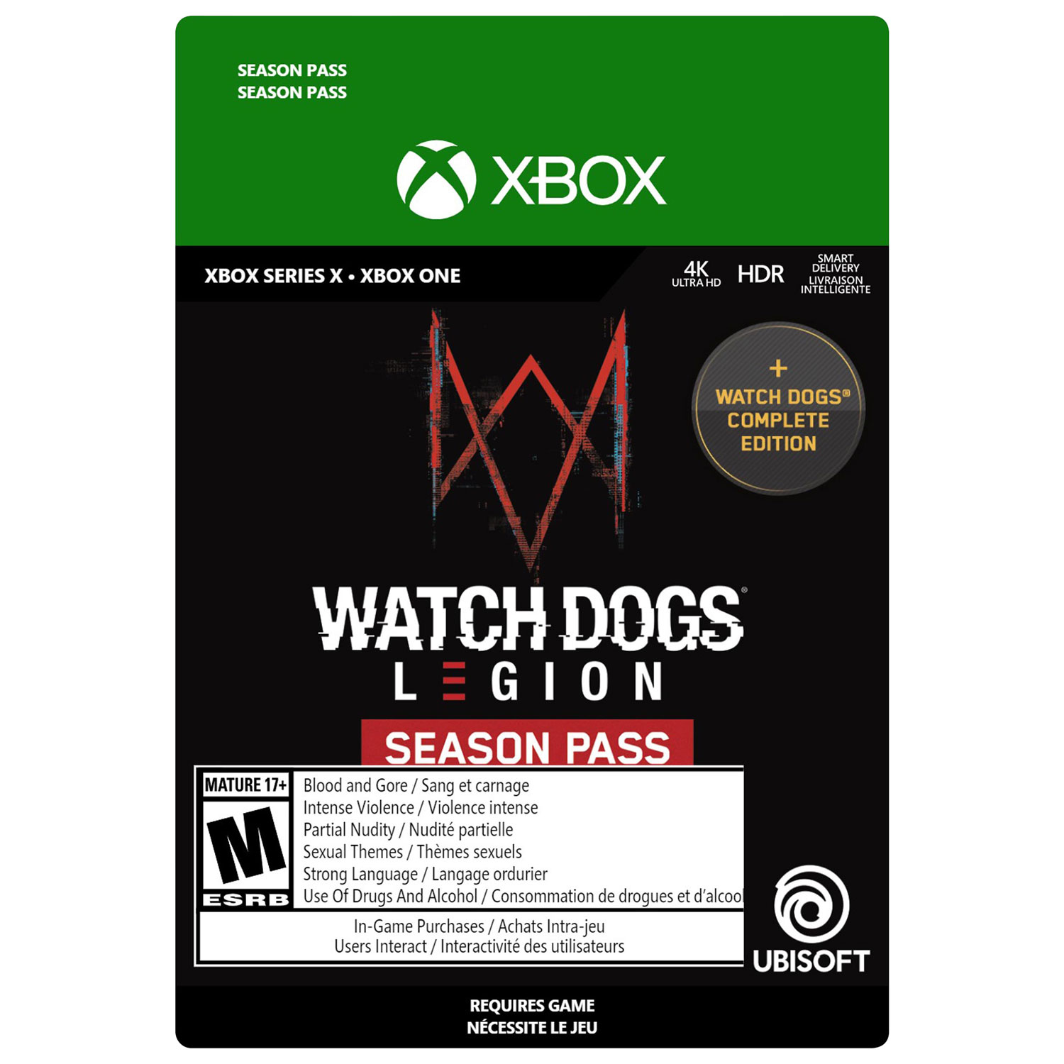 Watch Dogs: Legion Season Pass (Xbox Series X|S / Xbox One) - Digital Download