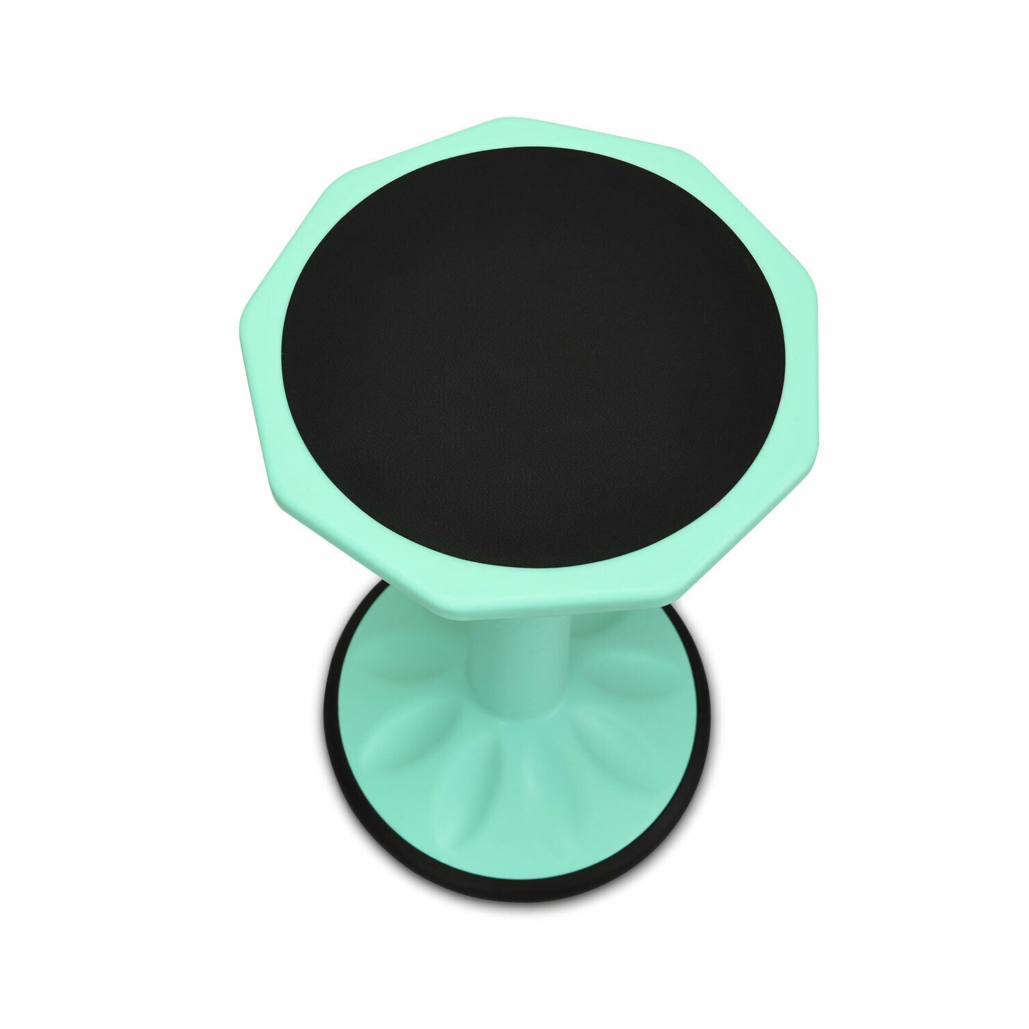 Chaise oscillante ergonomique à hauteur réglable pour enfants avec tabouret actif de Costway