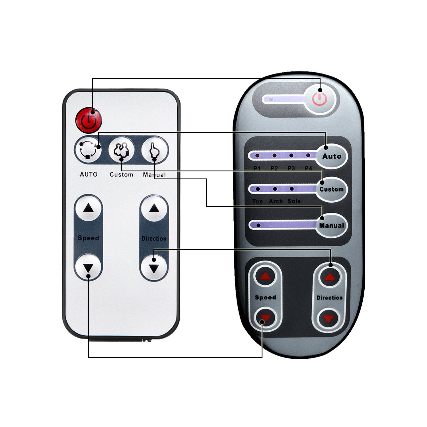 Costway Shiatsu Foot Massager Kneading and Rolling Leg Calf Ankle w/Remote Black