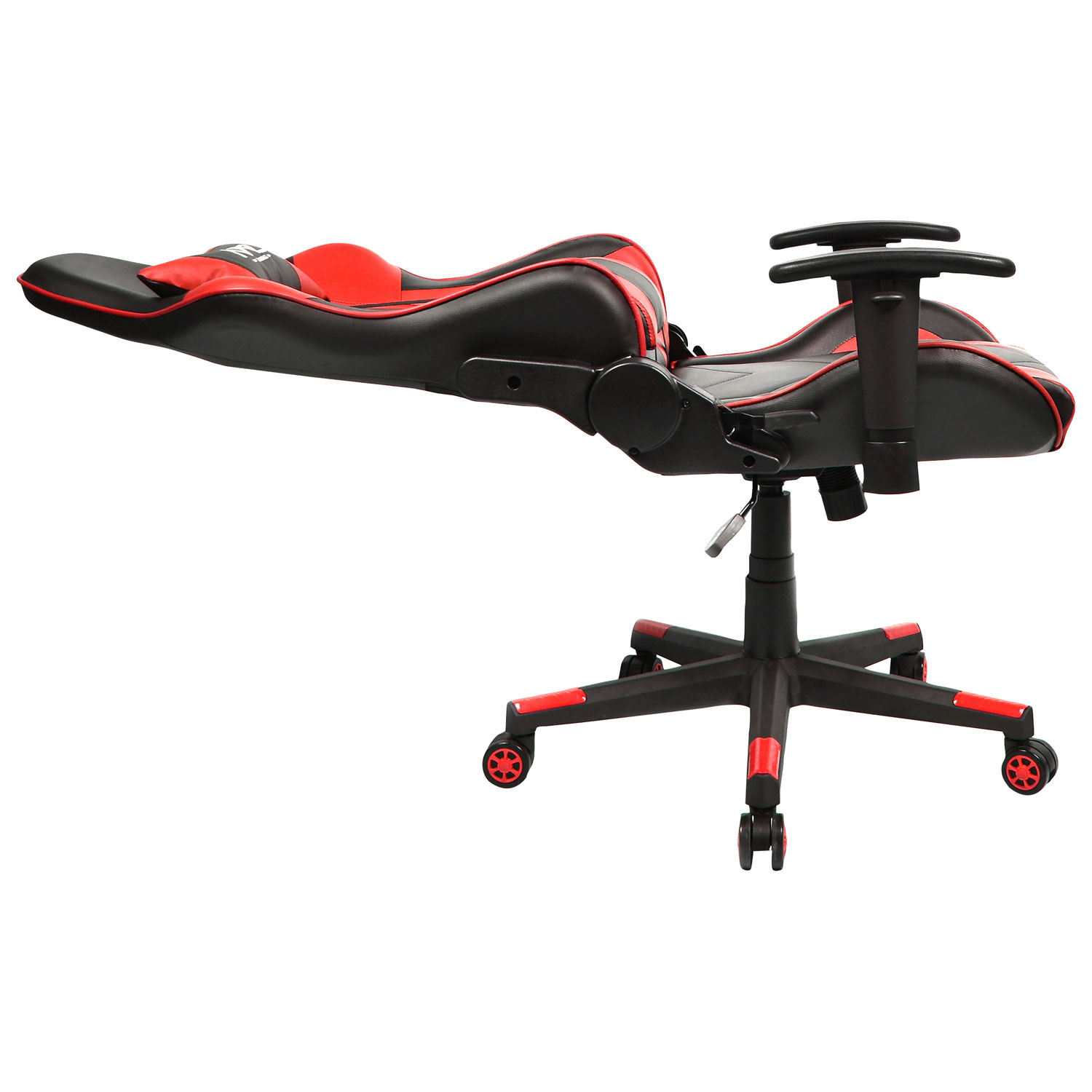 Fauteuil de jeu ergonomique en similicuir Pro de Naz - Rouge/Noir