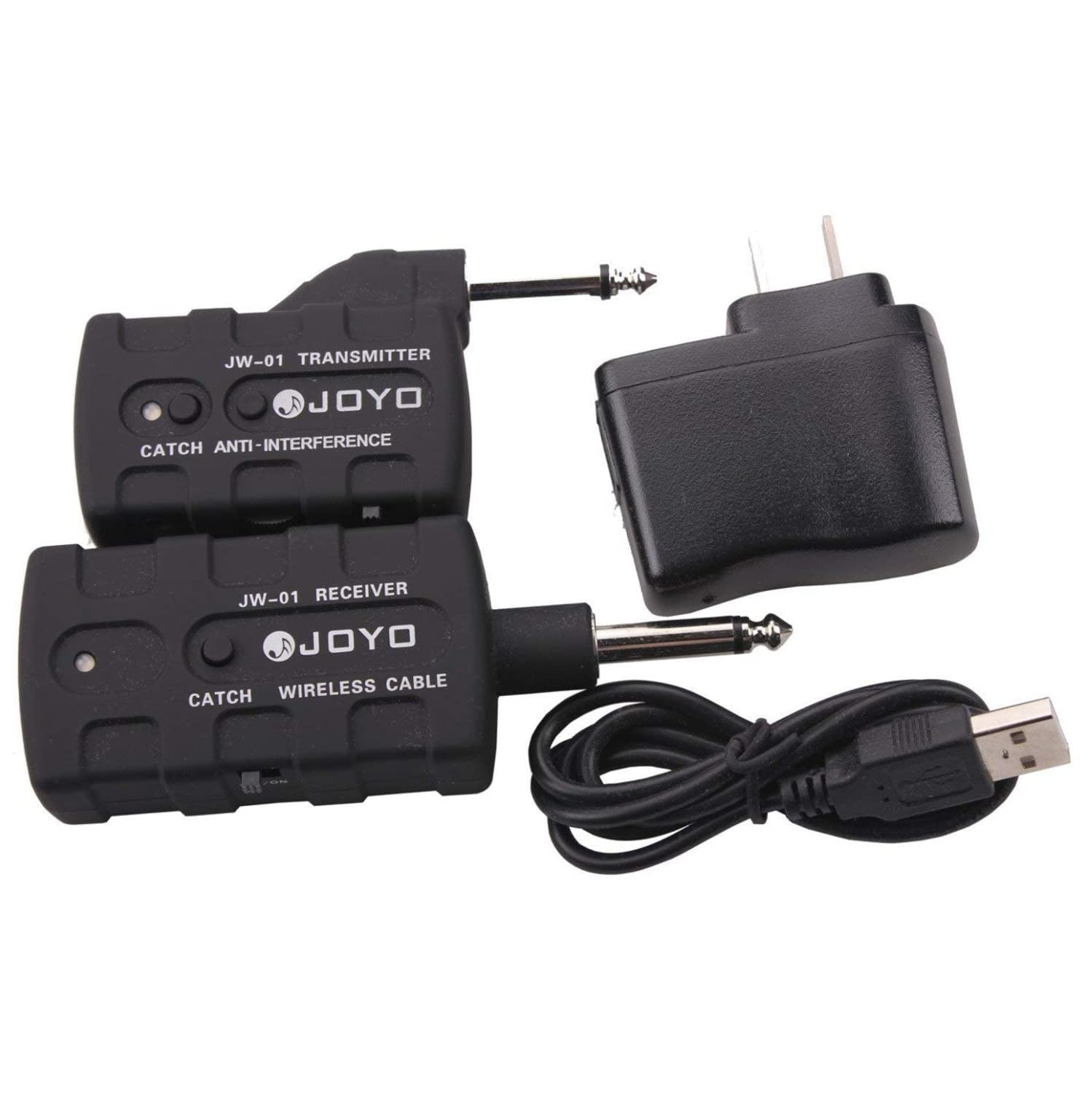 JOYO – Émetteur de guitare numérique sans fil JW-01 rechargeable avec 2,4 GHz