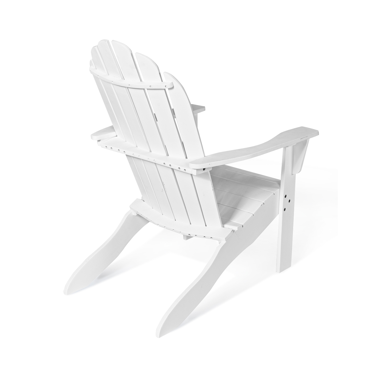 Costway Outdoor Adirondack Chair Solid Wood Patio Garden Furniture
